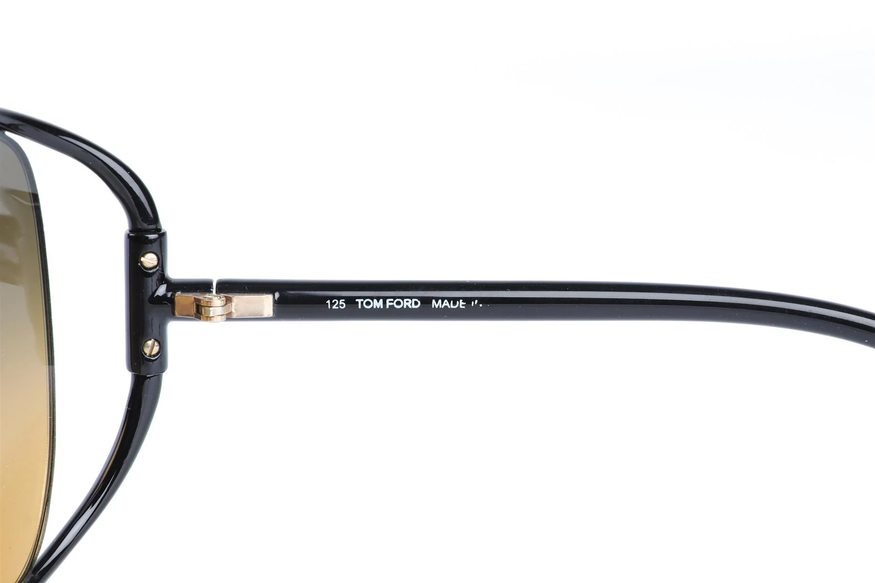 TOM FORD BLACK FRAME SUNGLASSES - Image 6