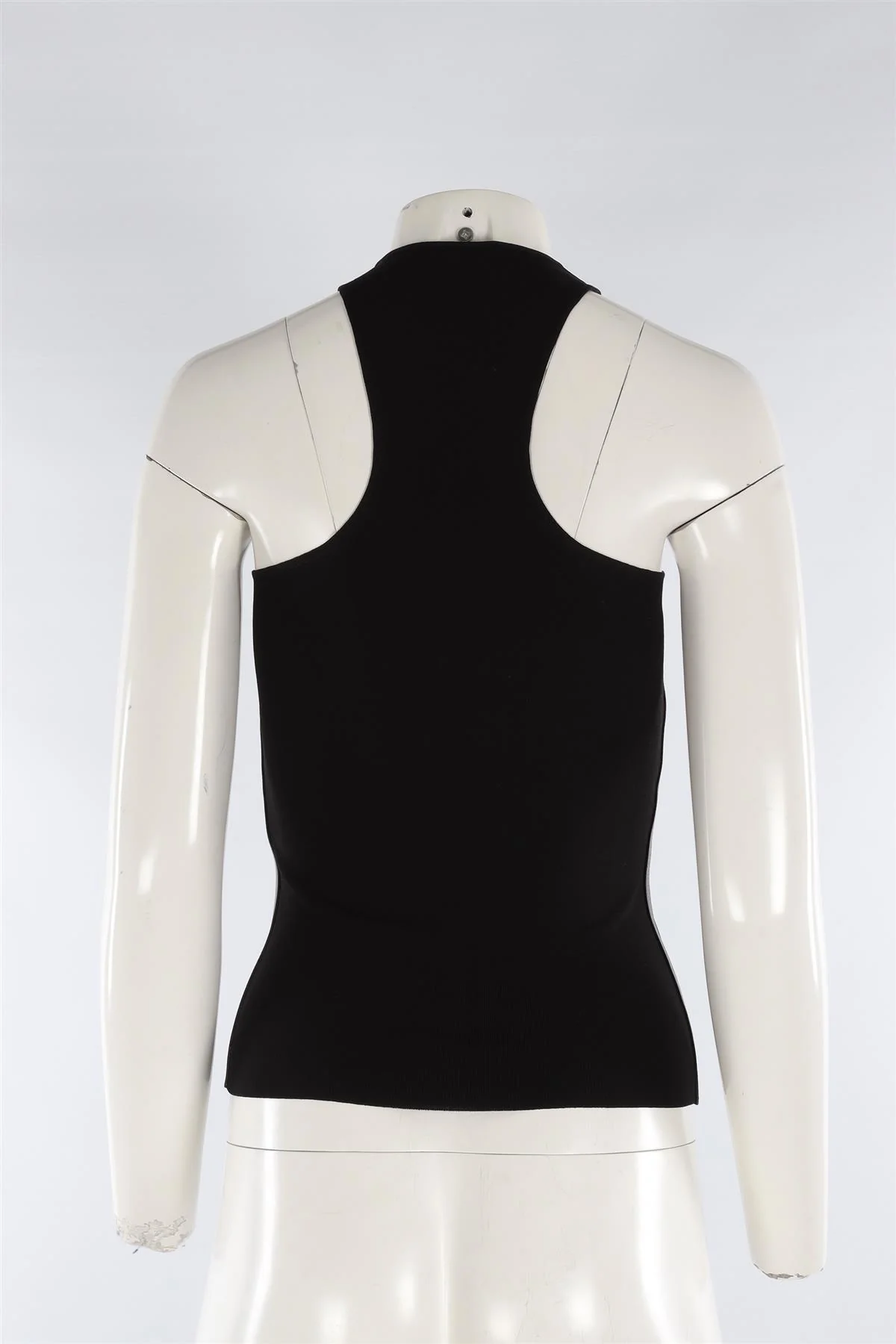 TOM FORD BLACK KNIT TOP XXSMALL - Image 4