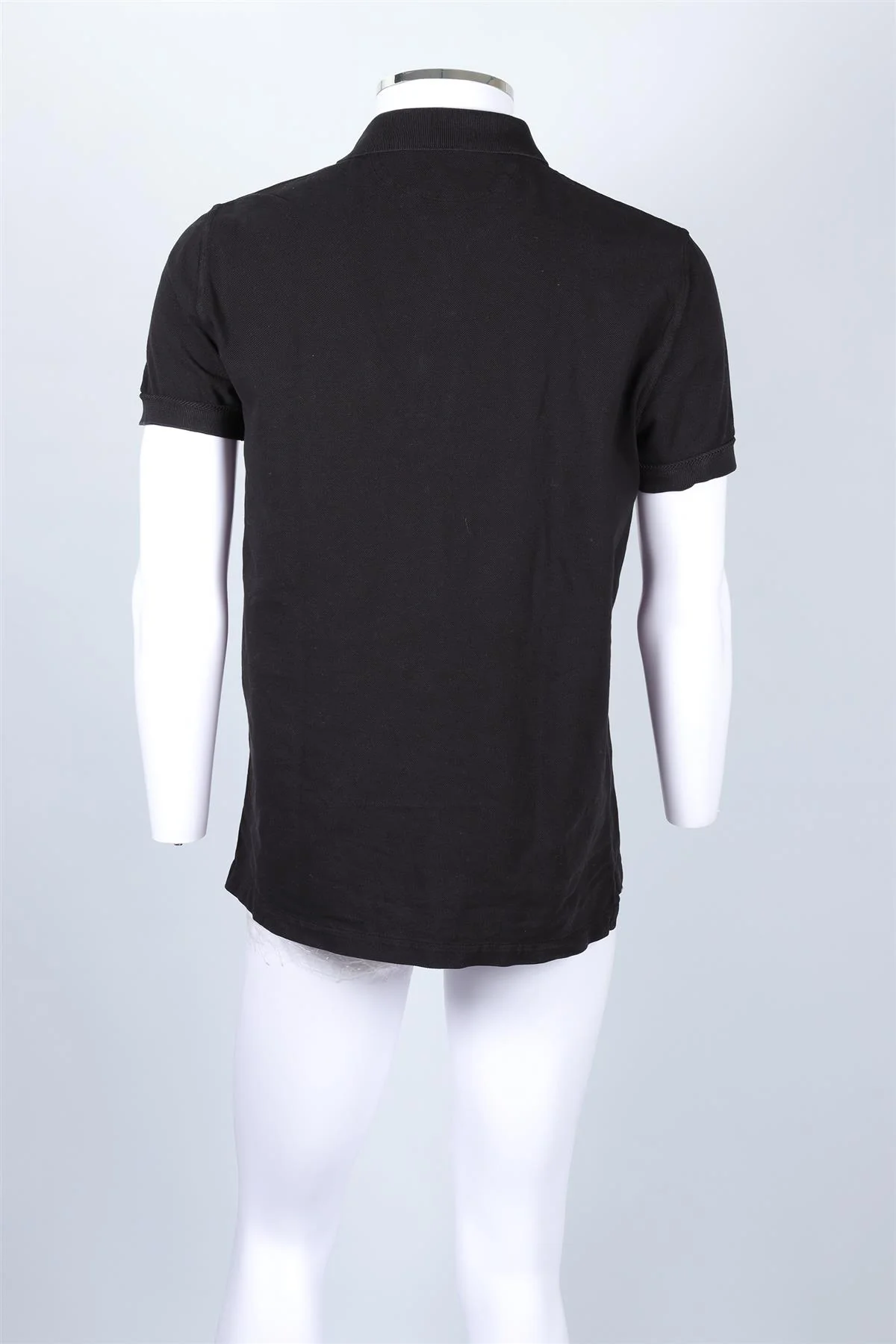 TOM FORD BLACK MEN'S COTTON POLO SHIRT IT 50 UK/US CHEST 40 - Image 4