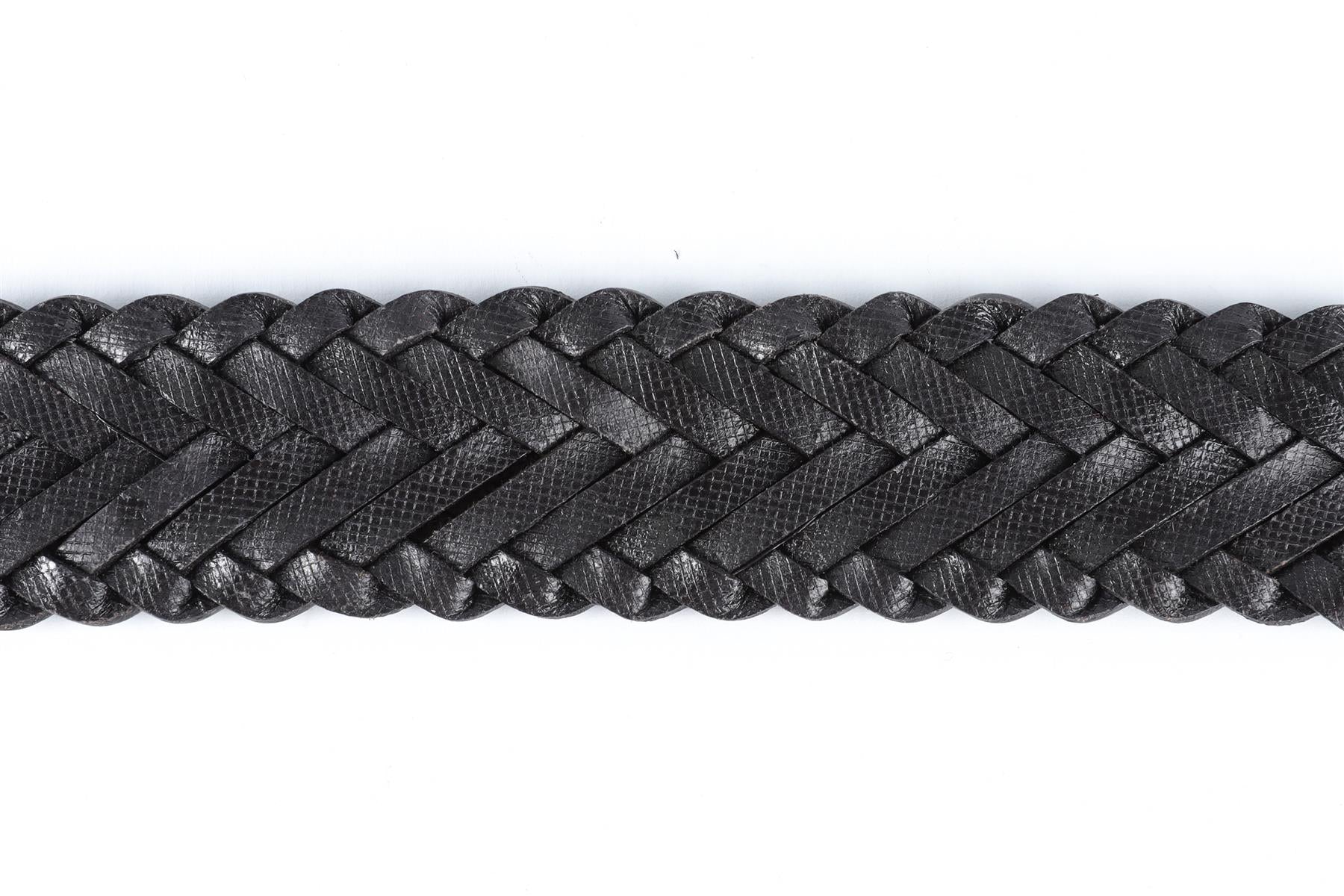 TOM FORD BLACK MEN'S LEATHER BELT 90 CM - Image 7