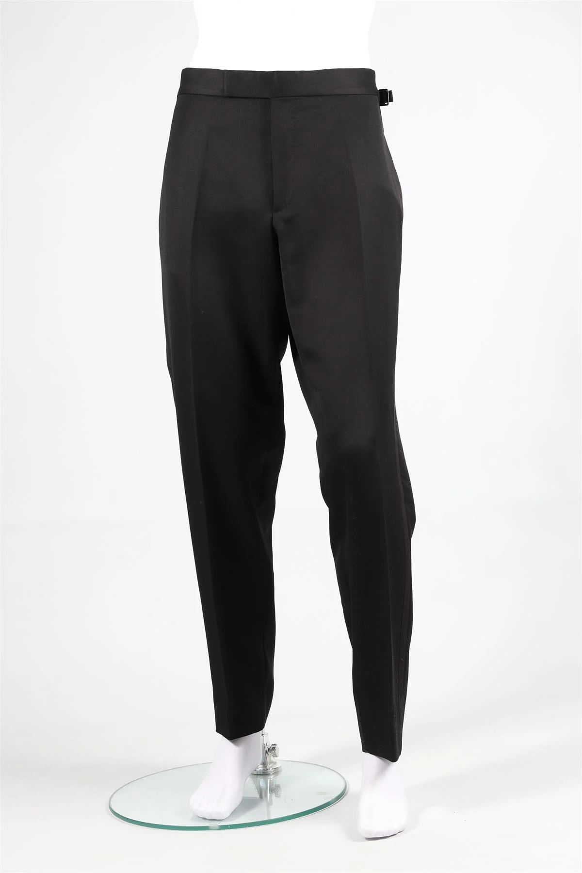 TOM FORD BLACK MEN'S SHELTON WOOL BLEND TWO PIECE TUXEDO SUIT EU 54 - Image 5