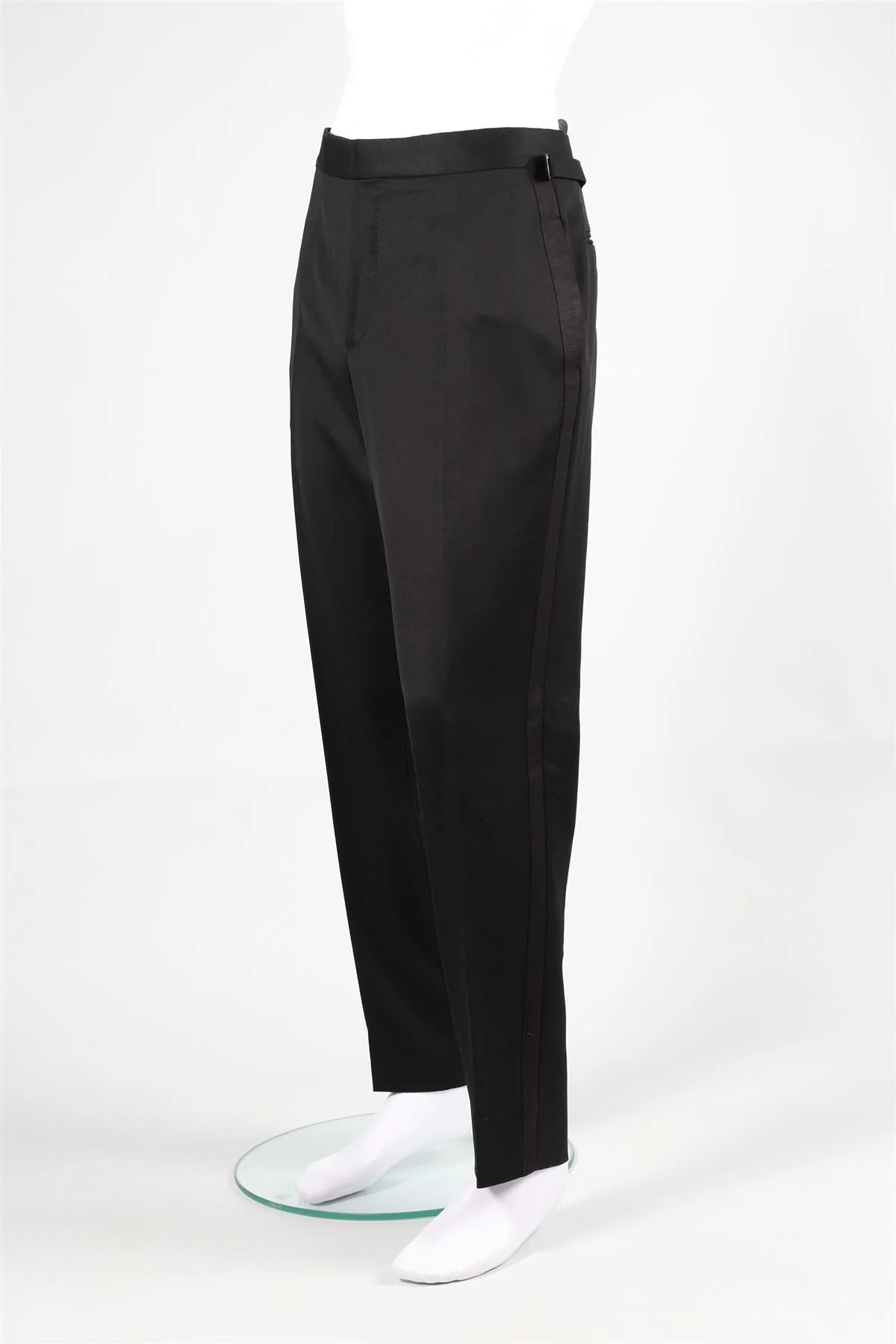 TOM FORD BLACK MEN'S SHELTON WOOL BLEND TWO PIECE TUXEDO SUIT EU 54 - Image 7