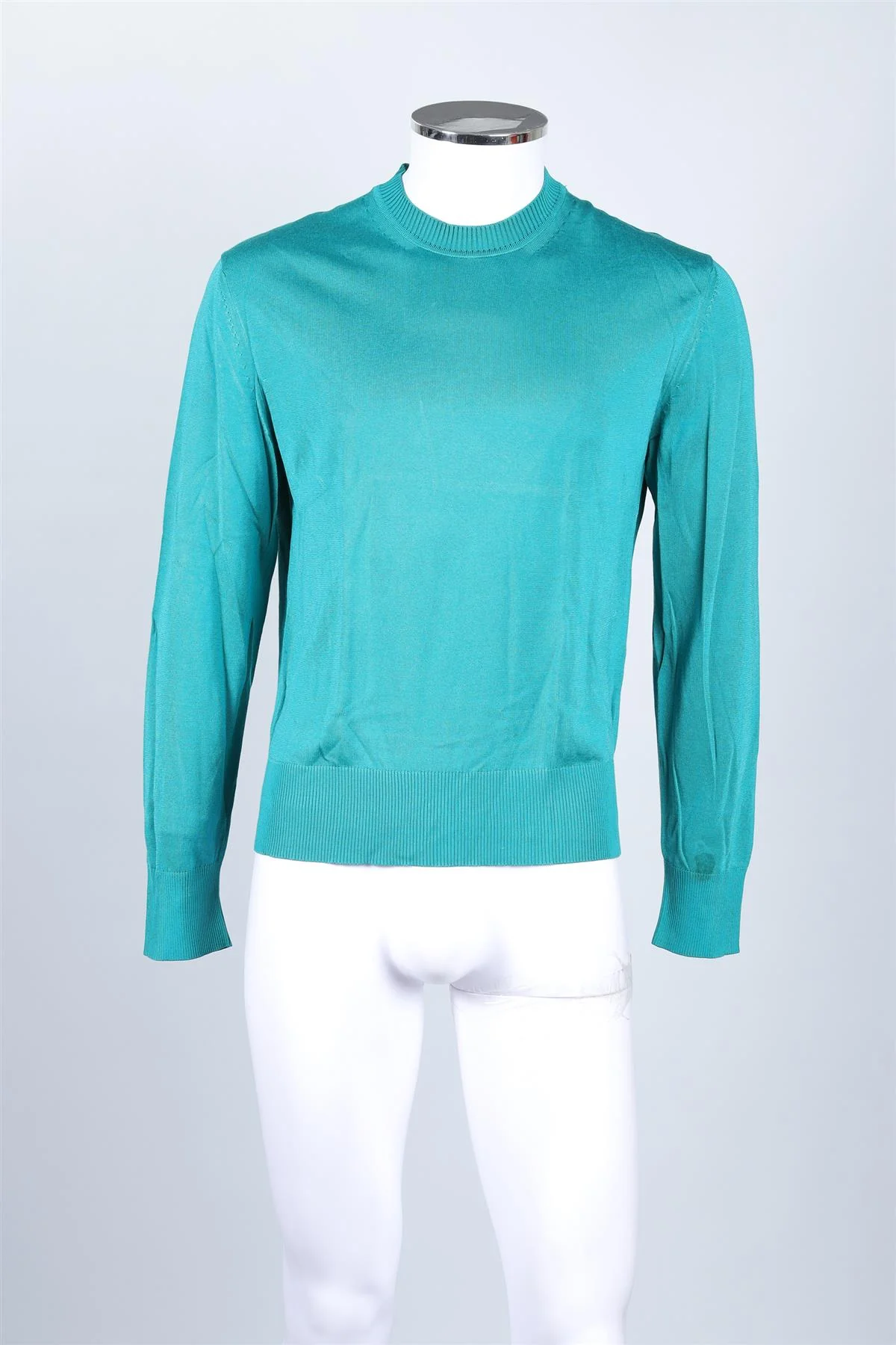 TOM FORD BLUE MEN'S COTTON SWEATER IT 52 UK/US CHEST 42 - Image 2