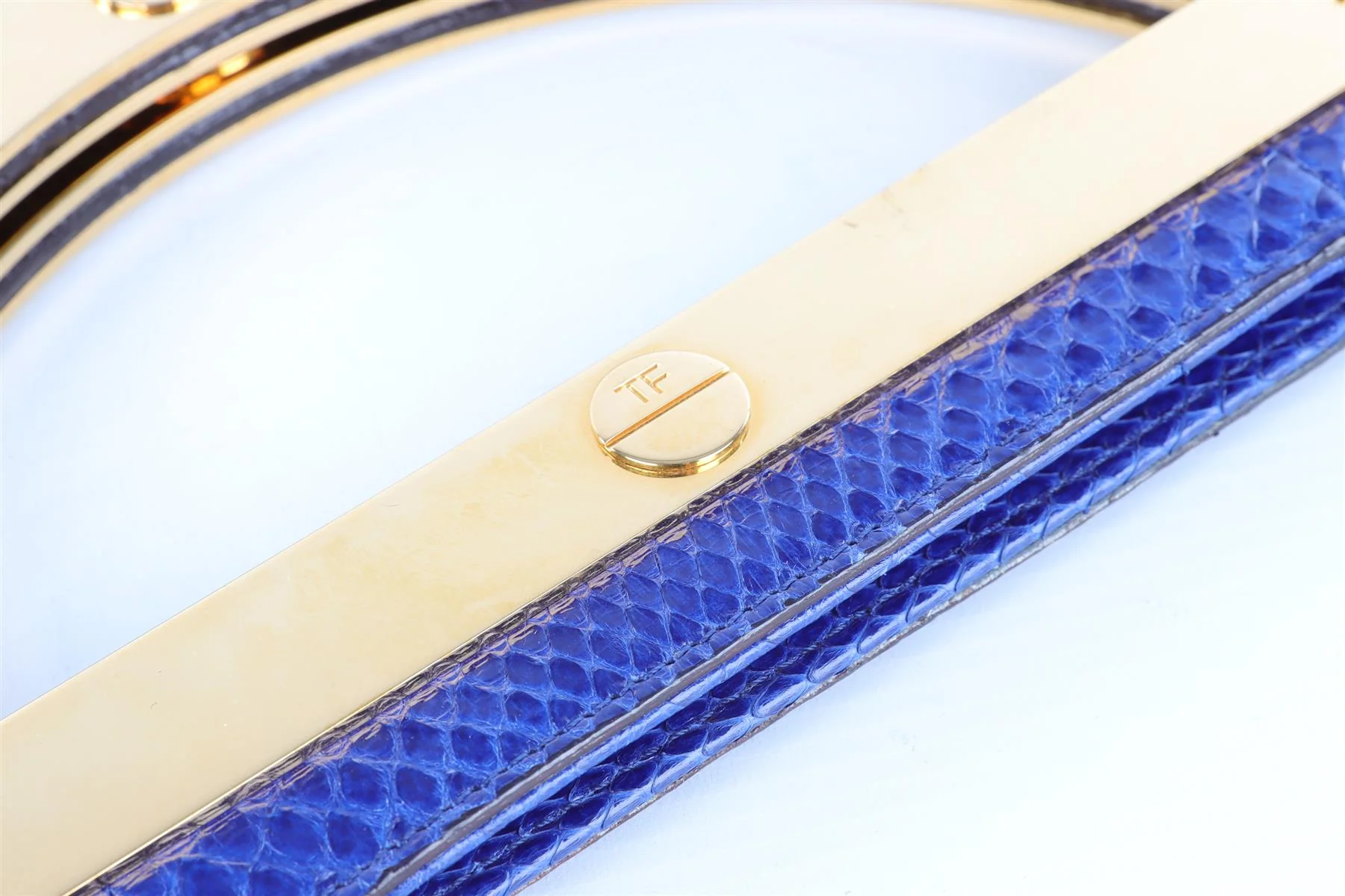 TOM FORD BLUE PYTHON CLUTCH - Image 10