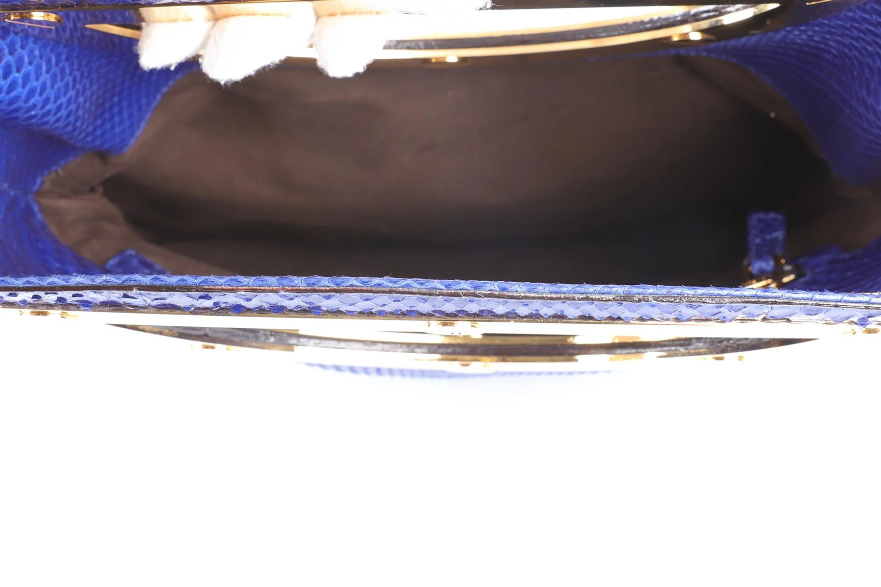 TOM FORD BLUE PYTHON CLUTCH - Image 11