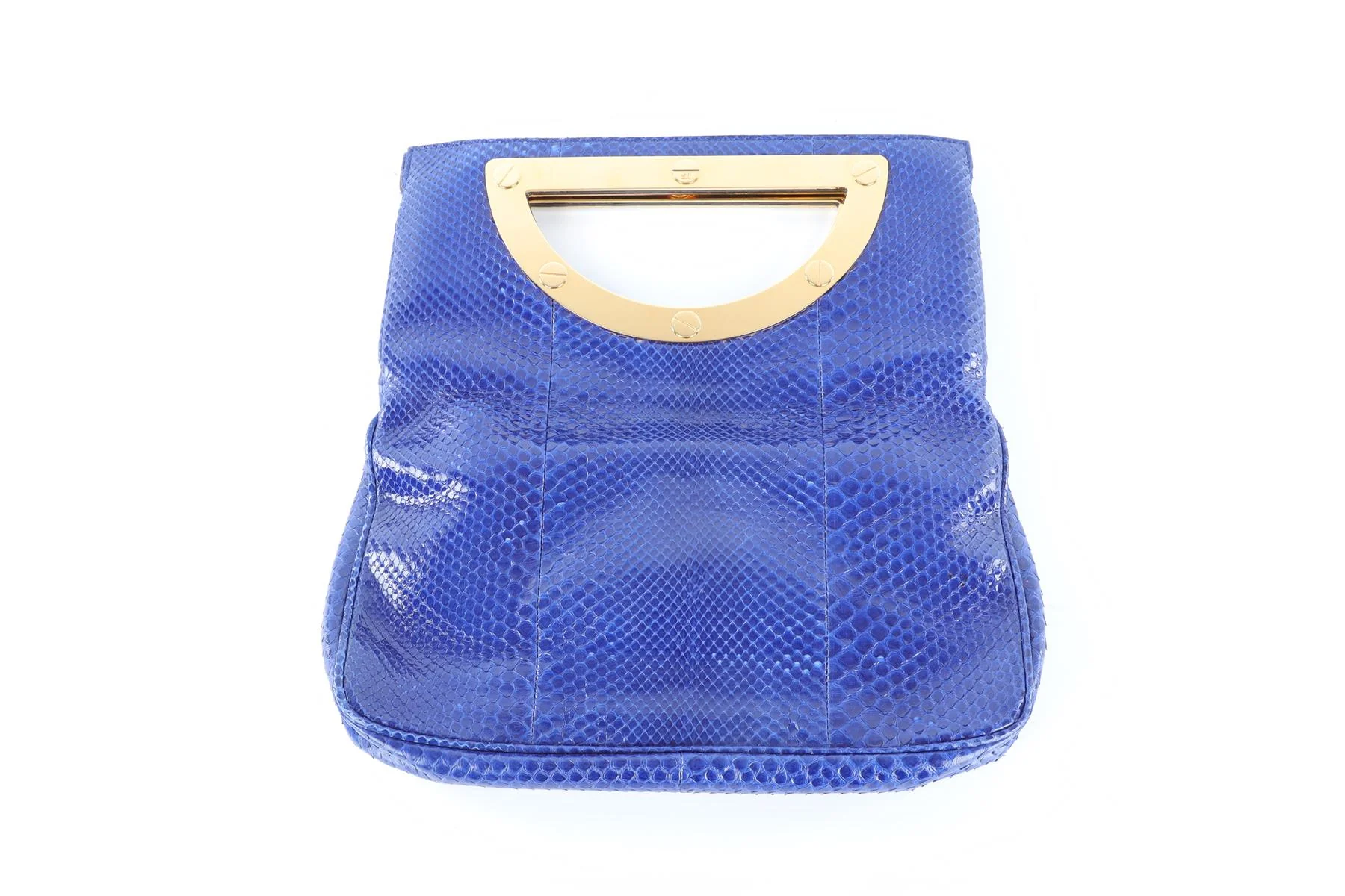 TOM FORD BLUE PYTHON CLUTCH - Image 9