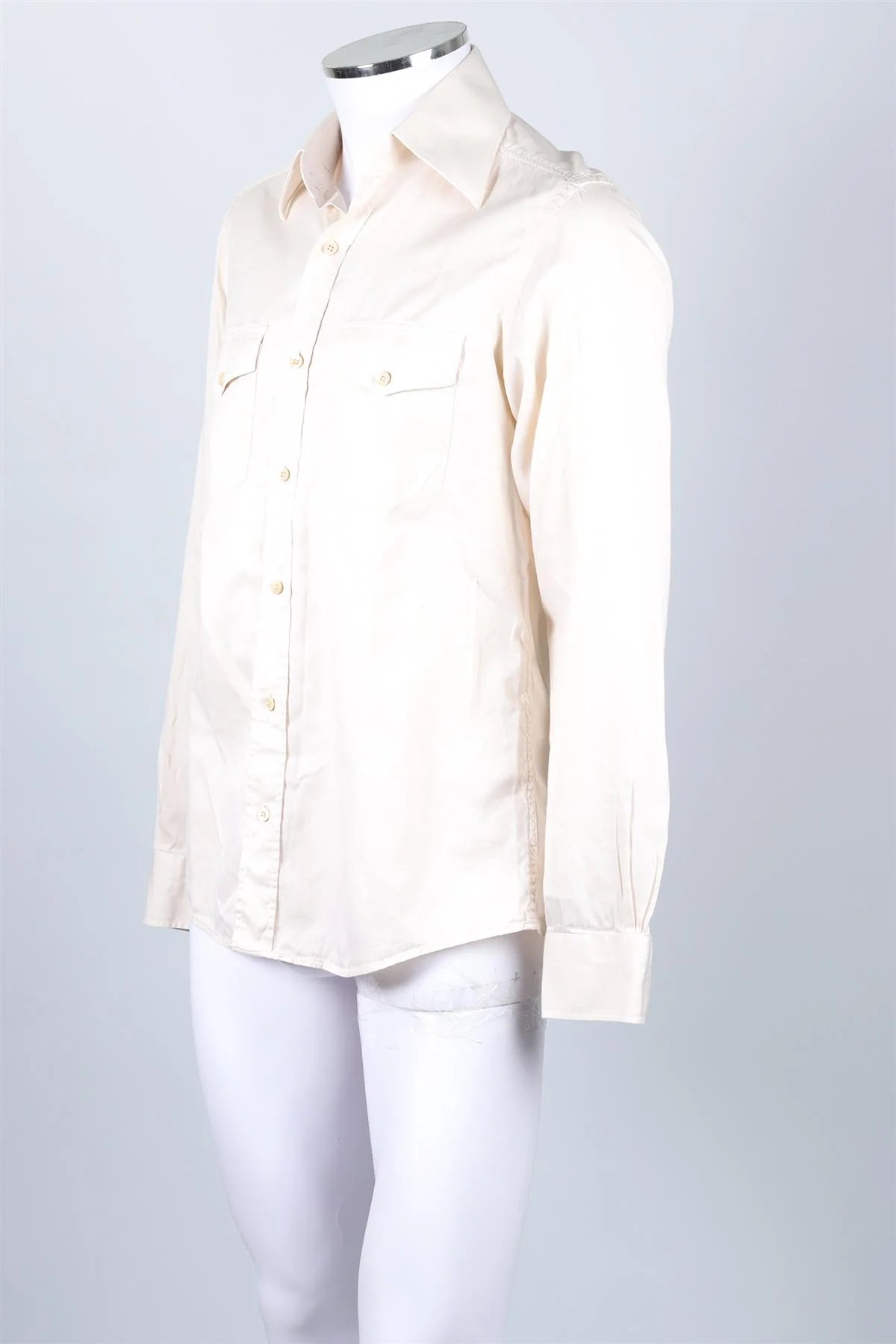 TOM FORD CREAM MEN'S COTTON SHIRT UK/US CHEST 40 - Image 3