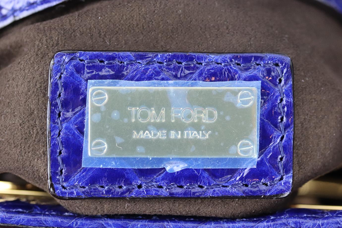 TOM FORD EMBELLISHED PYTHON CLUTCH - Image 7