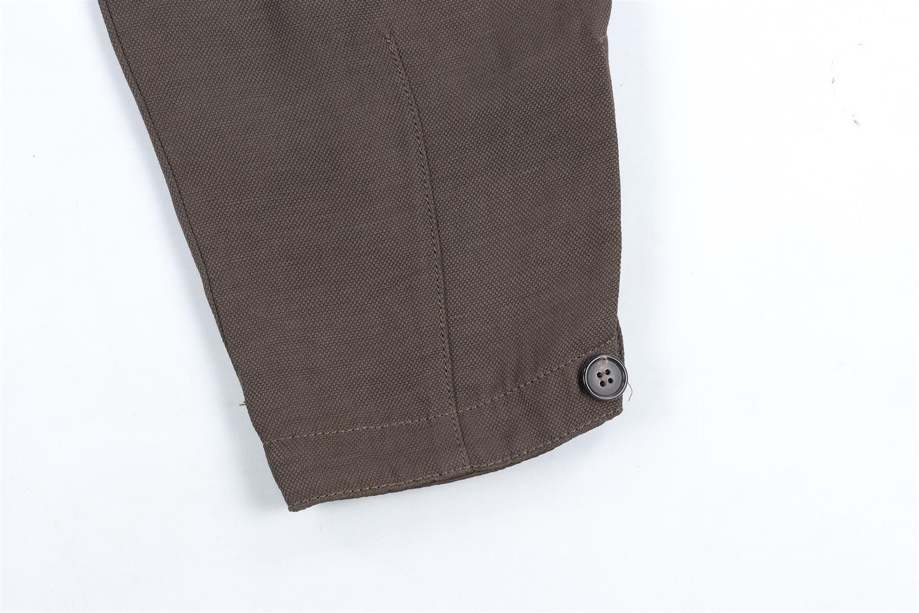 TOM FORD GREEN LINEN TAPERED PANTS IT 36 UK 4 - Image 5