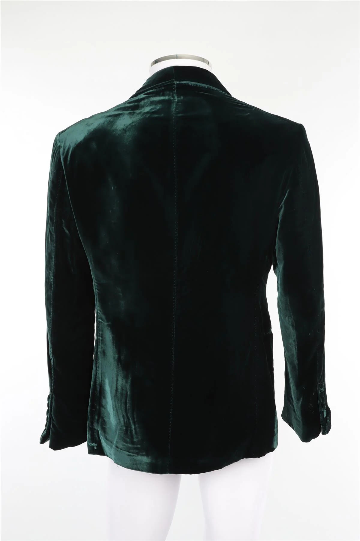 TOM FORD GREEN MEN'S VELVET BLAZER IT 52 UK 42 - Image 4