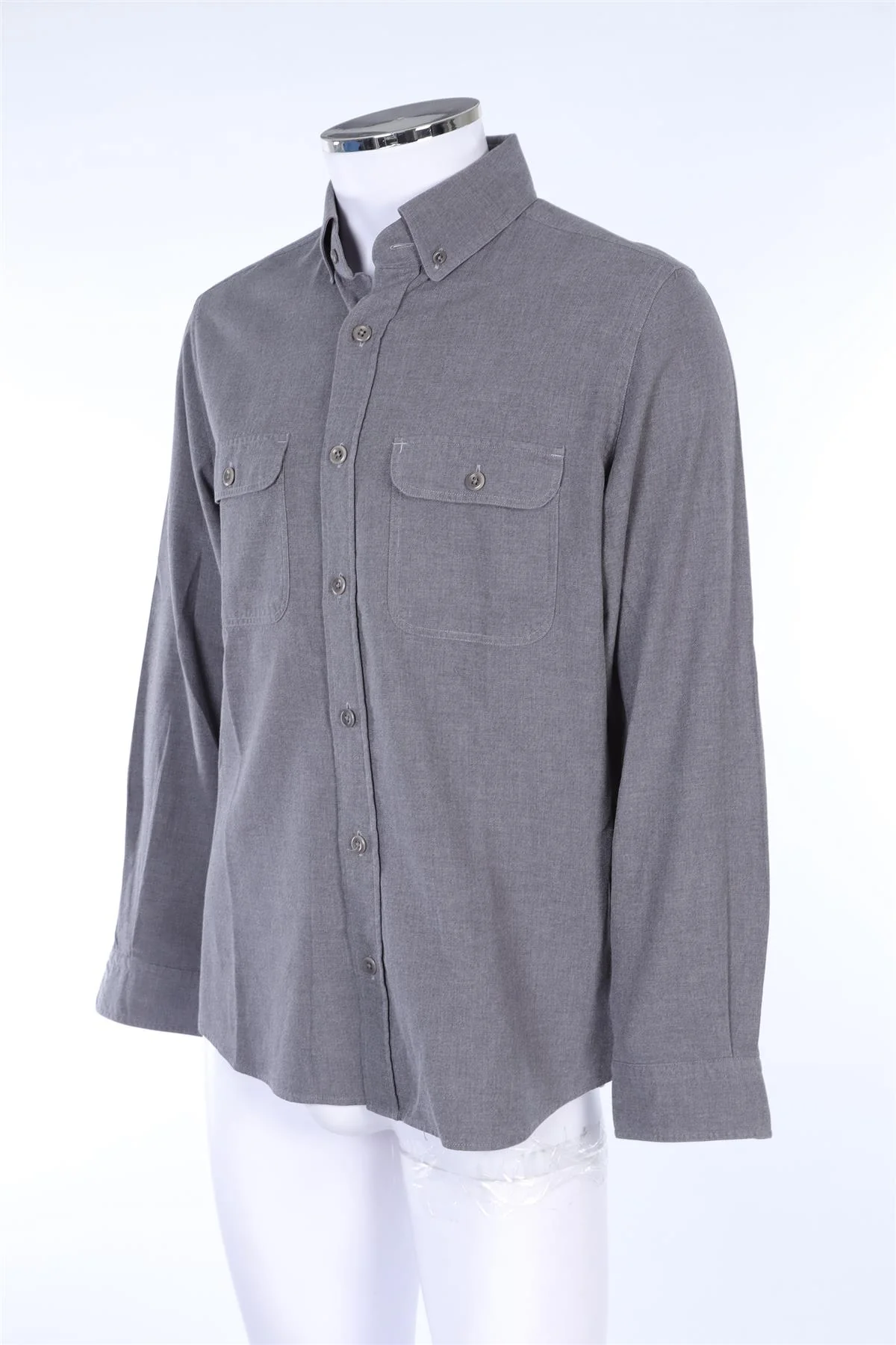 TOM FORD GREY MEN'S COTTON SHIRT UK/US 42 - Image 3