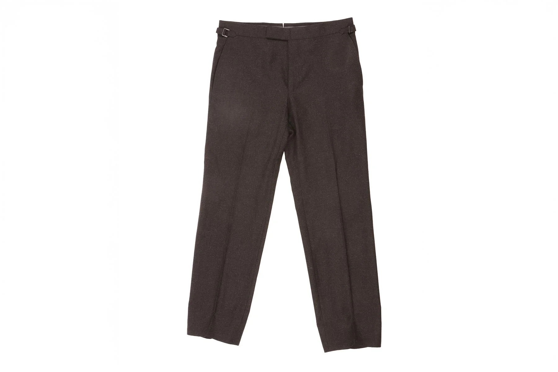 TOM FORD GREY MEN'S WOOL STRAIGHT LEG PANTS IT 50 FR 42 UK 34 - Image 2