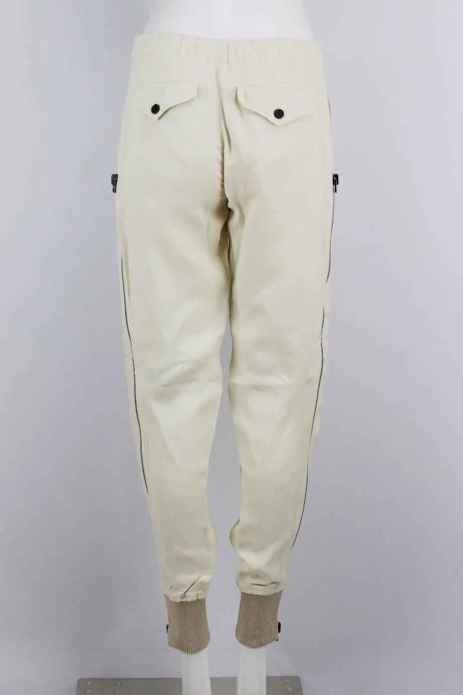 TOM FORD LINEN BLEND TAPERED PANTS IT 38 UK 6 - Image 4