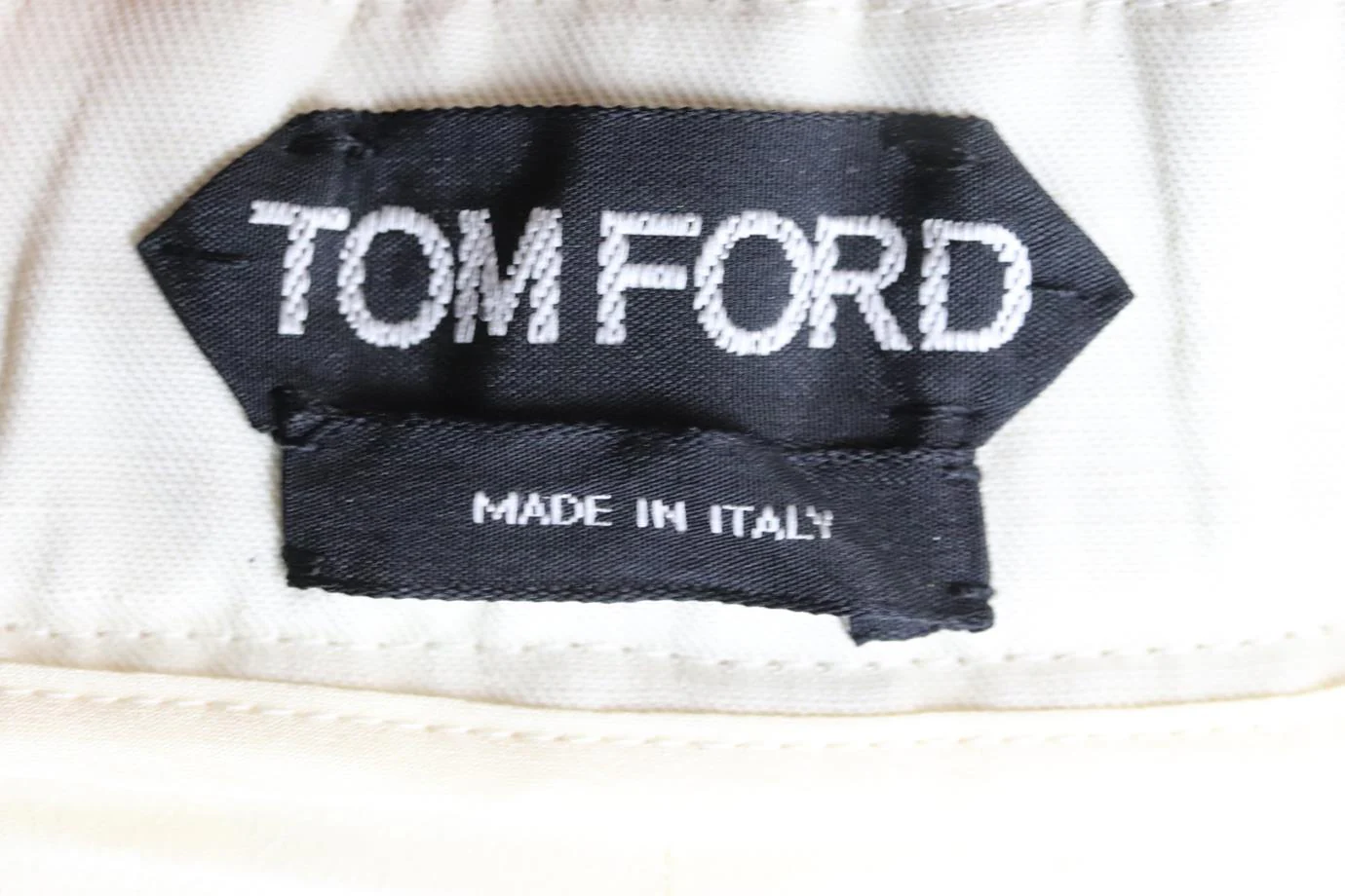 TOM FORD LINEN BLEND TAPERED PANTS IT 38 UK 6 - Image 5