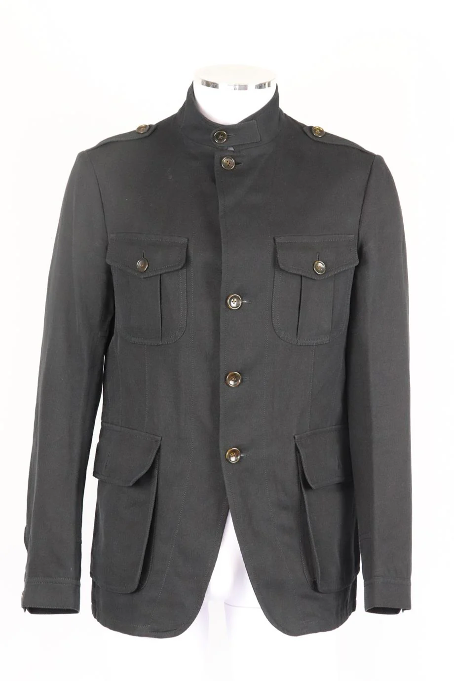 TOM FORD MEN'S COTTON AND FLAX BLEND JACKET IT 52 UK/US CHEST 42 - Image 2