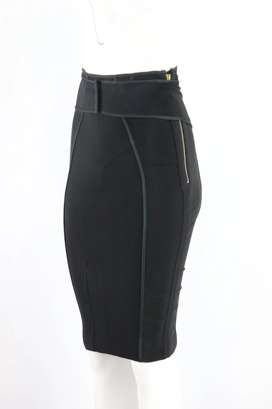 TOM FORD MESH AND JERSEY SKIRT IT 36 UK 4 - Image 3