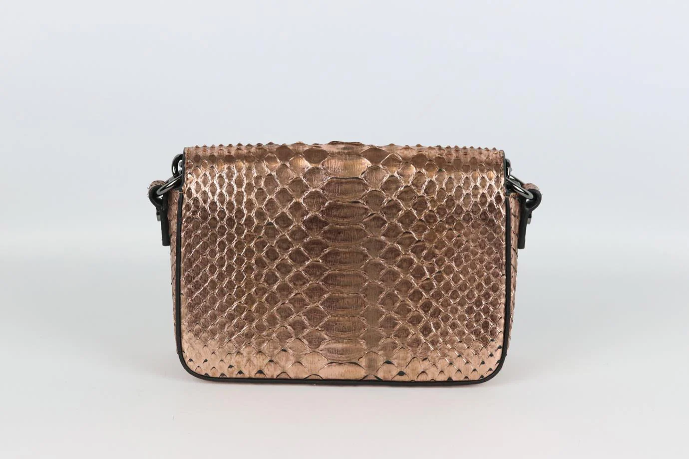 TOM FORD NATALIA SMALL METALLIC PYTHON SHOULDER BAG - Image 4