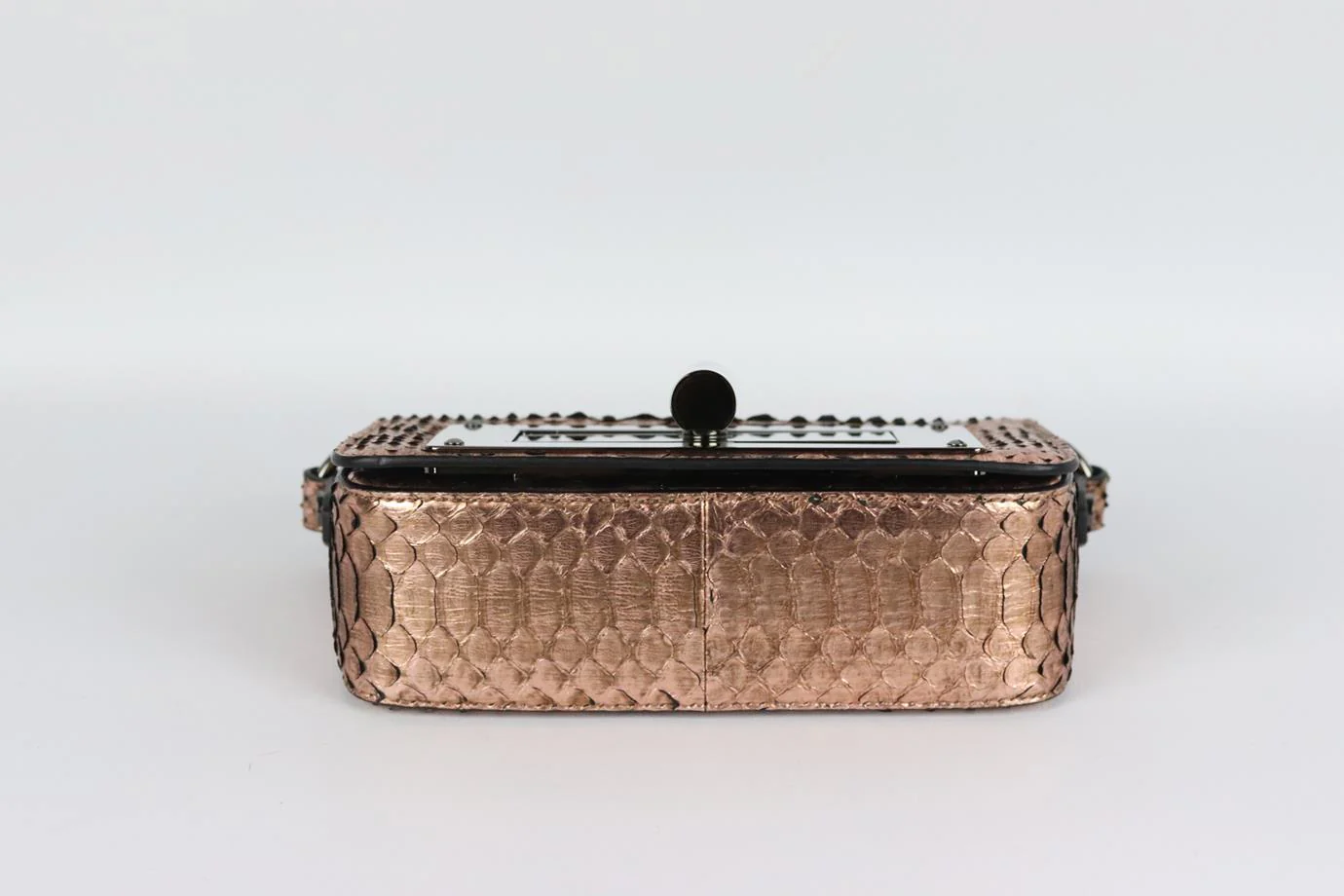 TOM FORD NATALIA SMALL METALLIC PYTHON SHOULDER BAG - Image 6