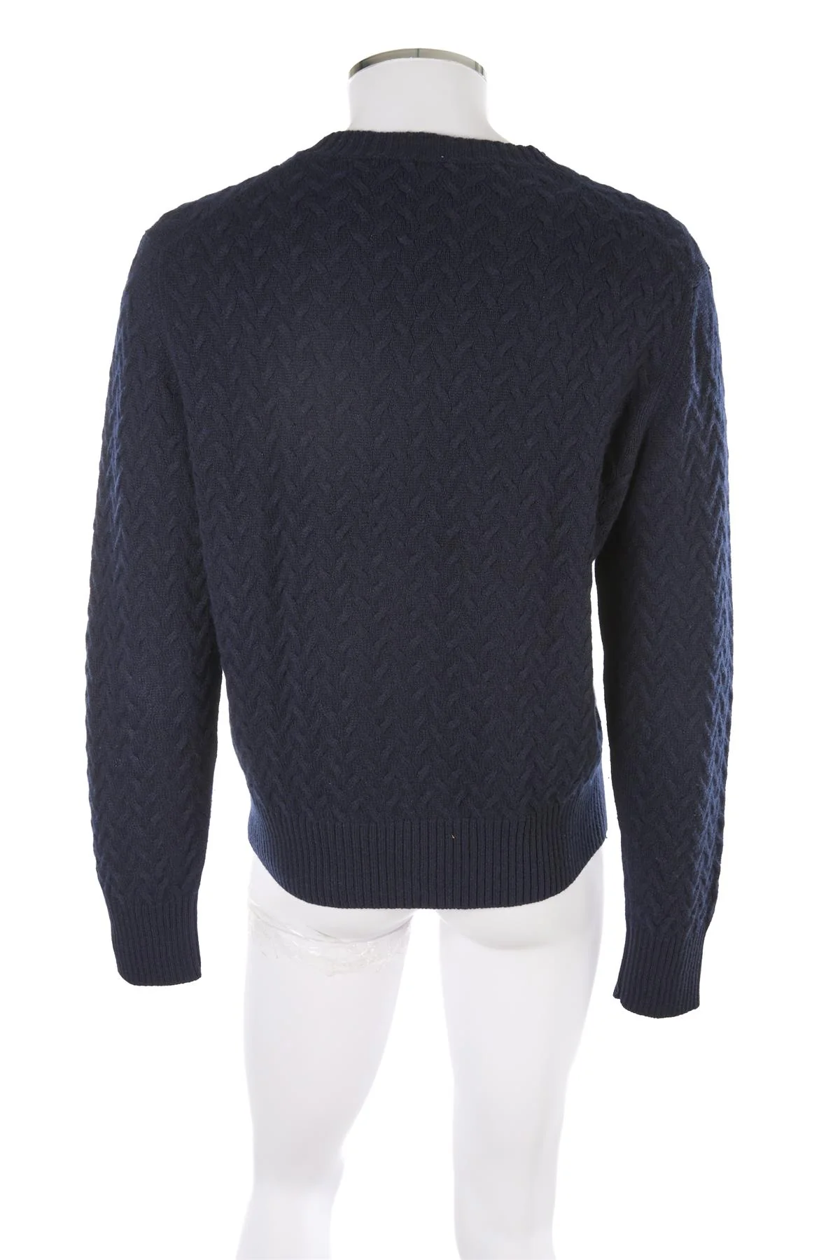 TOM FORD NAVY MEN'S CASHMERE SWEATER UK/US 42 FR 52 IT 52 - Image 4