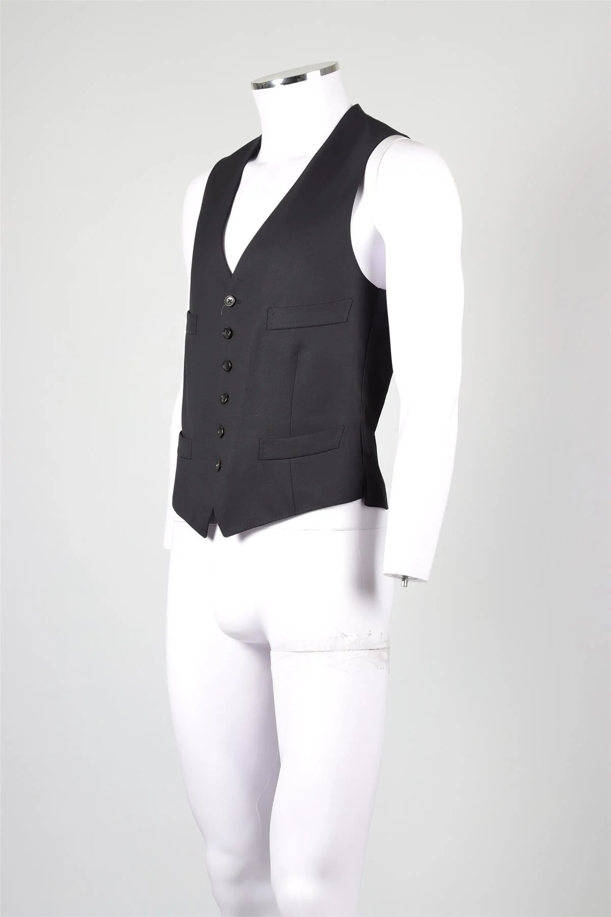 TOM FORD NAVY WOOL WAISTCOAT AND BLAZER IT 48 UK 38 - Image 7