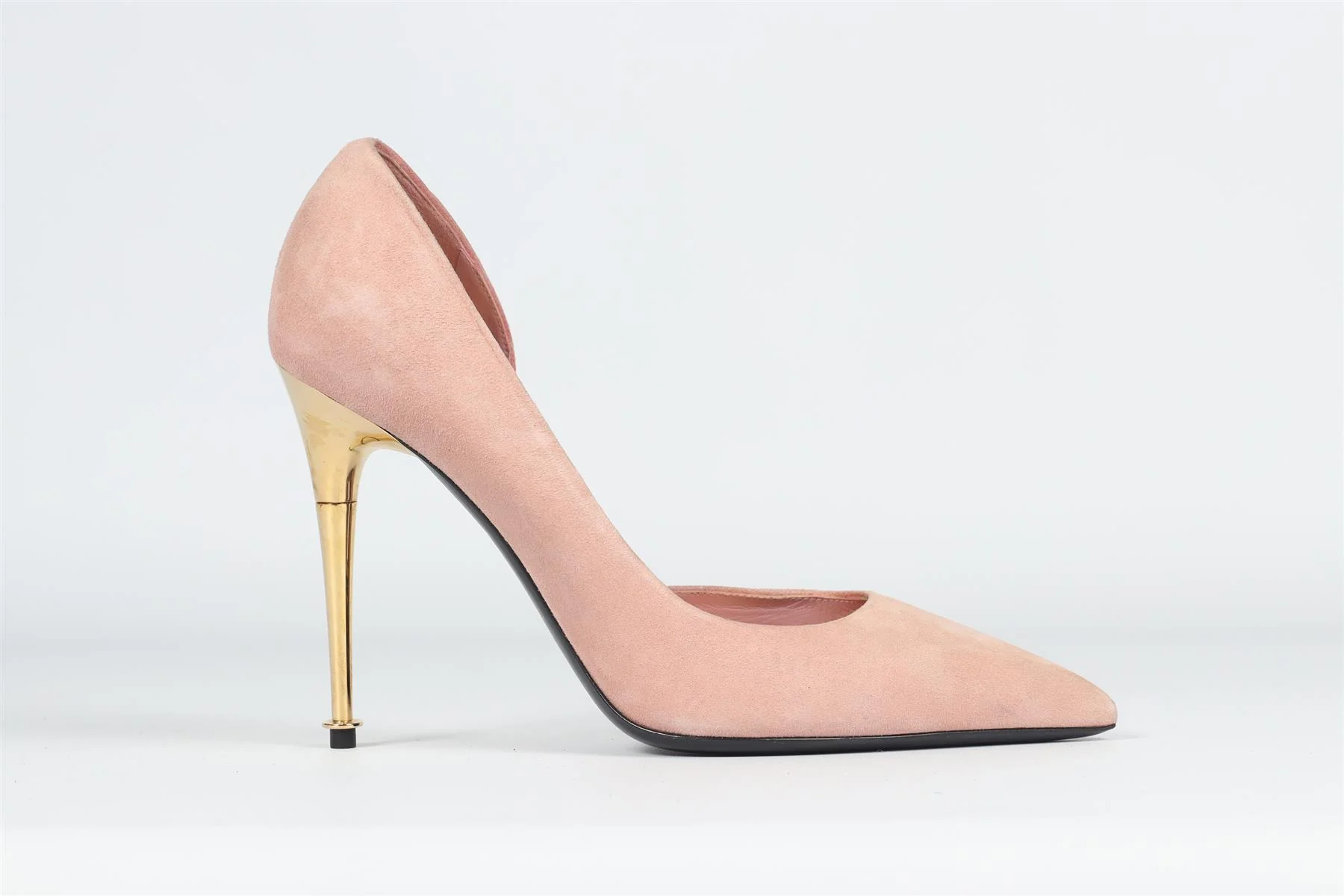 TOM FORD PINK SUEDE PUMPS EU 38 UK 5 US 8 - Image 2