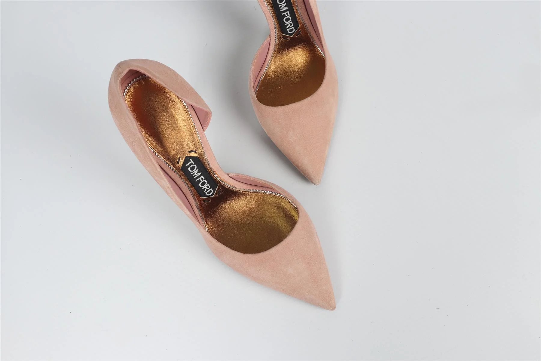 TOM FORD PINK SUEDE PUMPS EU 38 UK 5 US 8 - Image 4