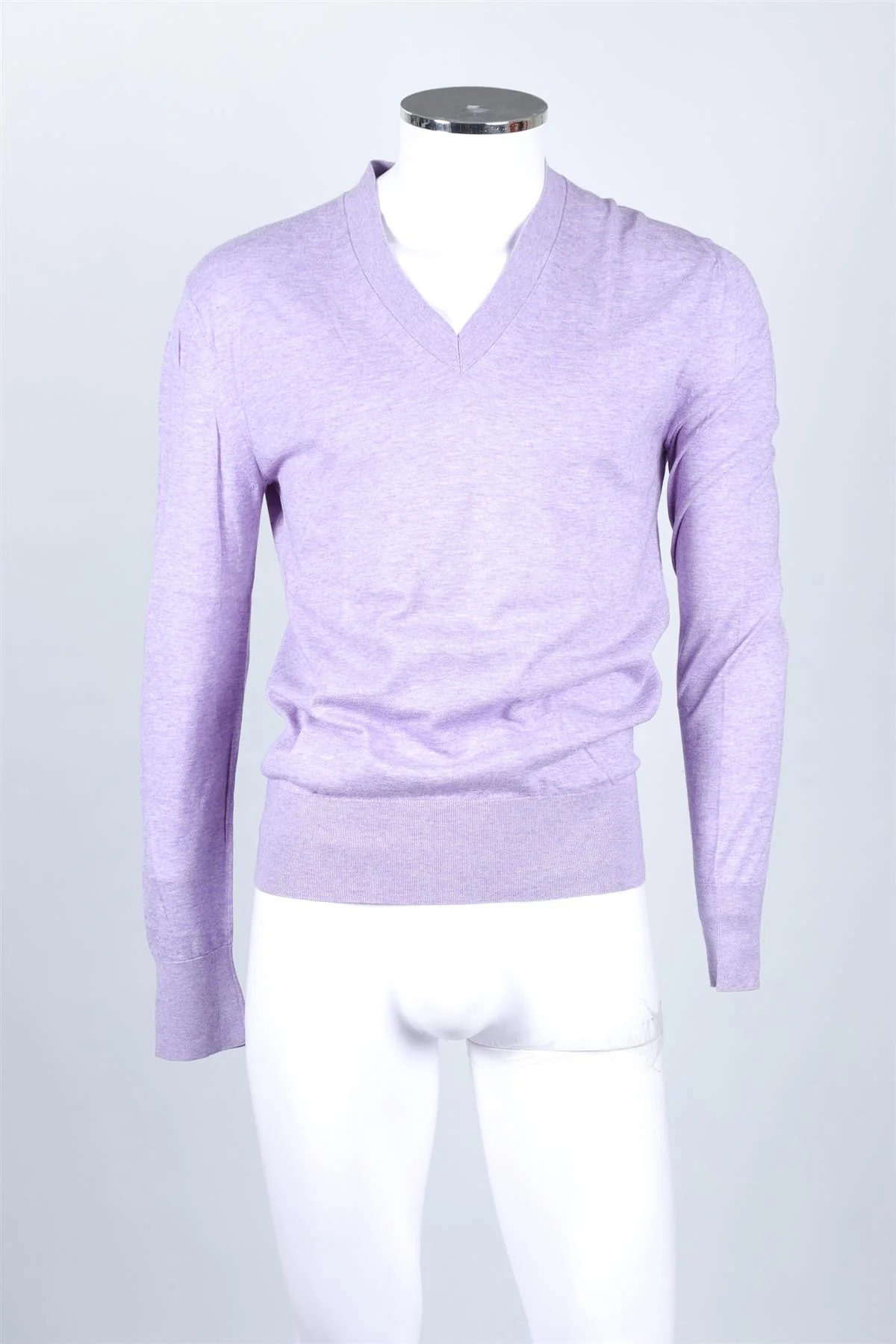 TOM FORD PURPLE MEN'S COTTON SWEATER IT 48 UK/US 38 - Image 2
