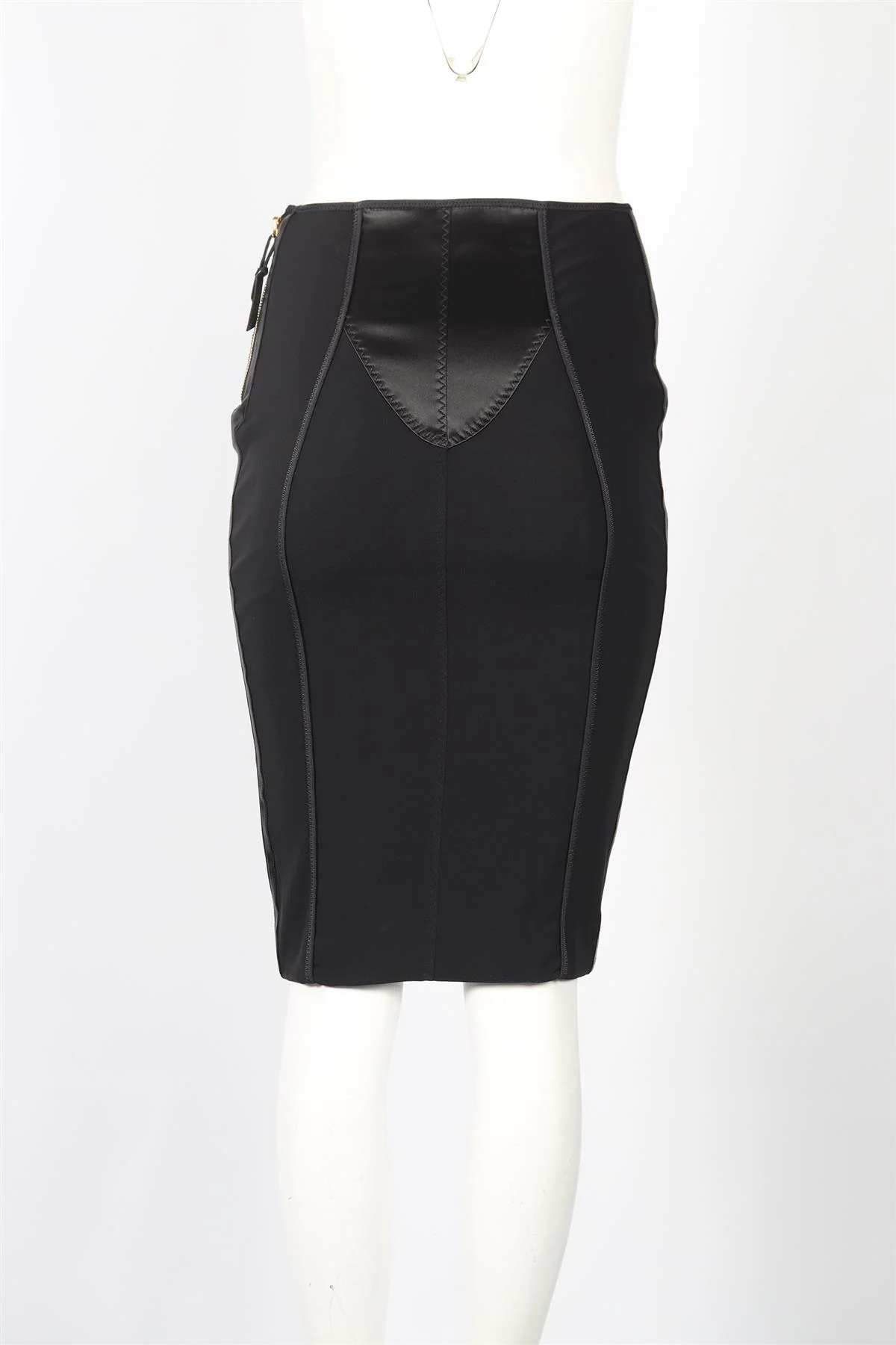 TOM FORD SILK BLEND MINI SKIRT IT 40 UK 8 - Image 4