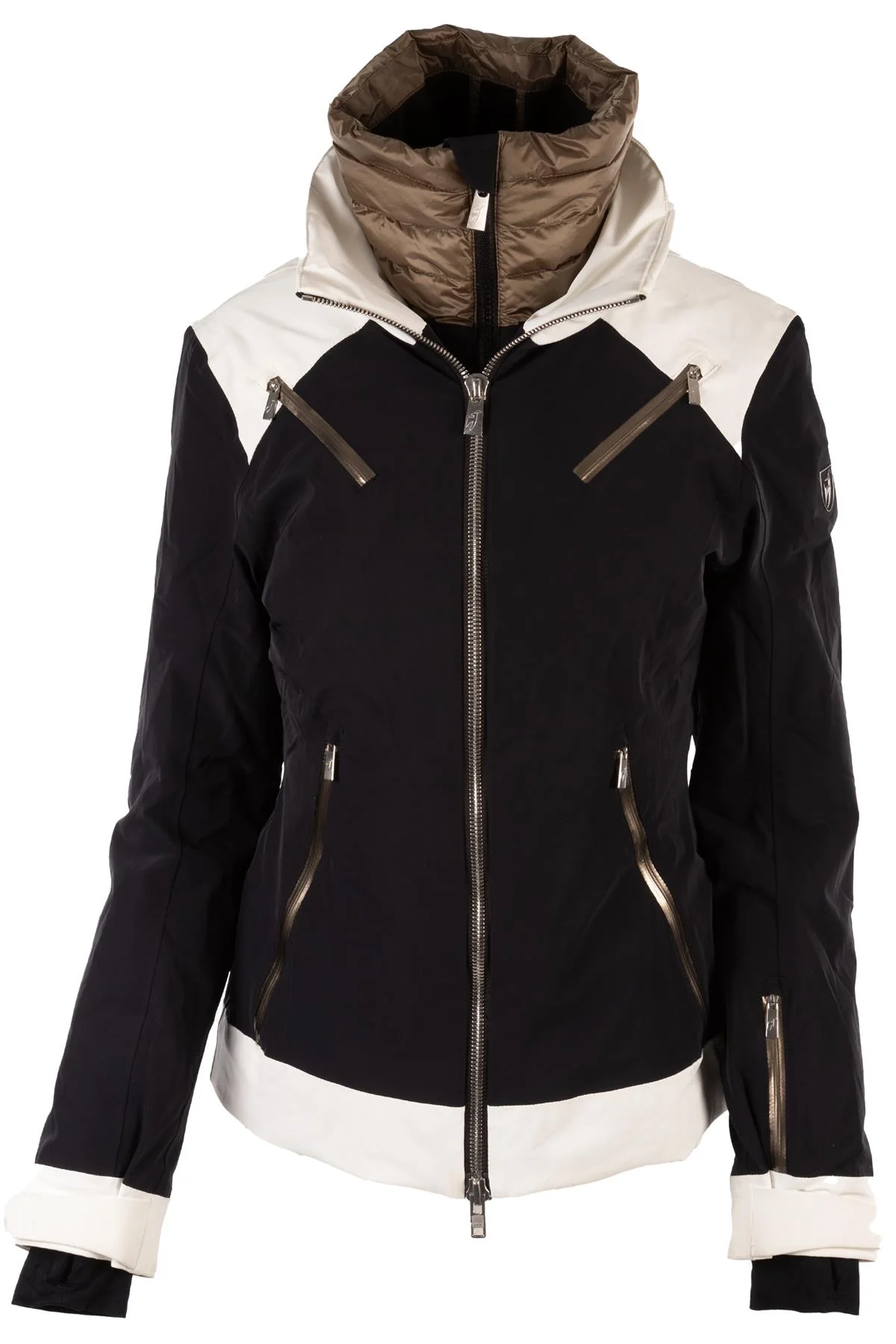TONI SAILER BLACK SKI JACKET FR 36 UK 8