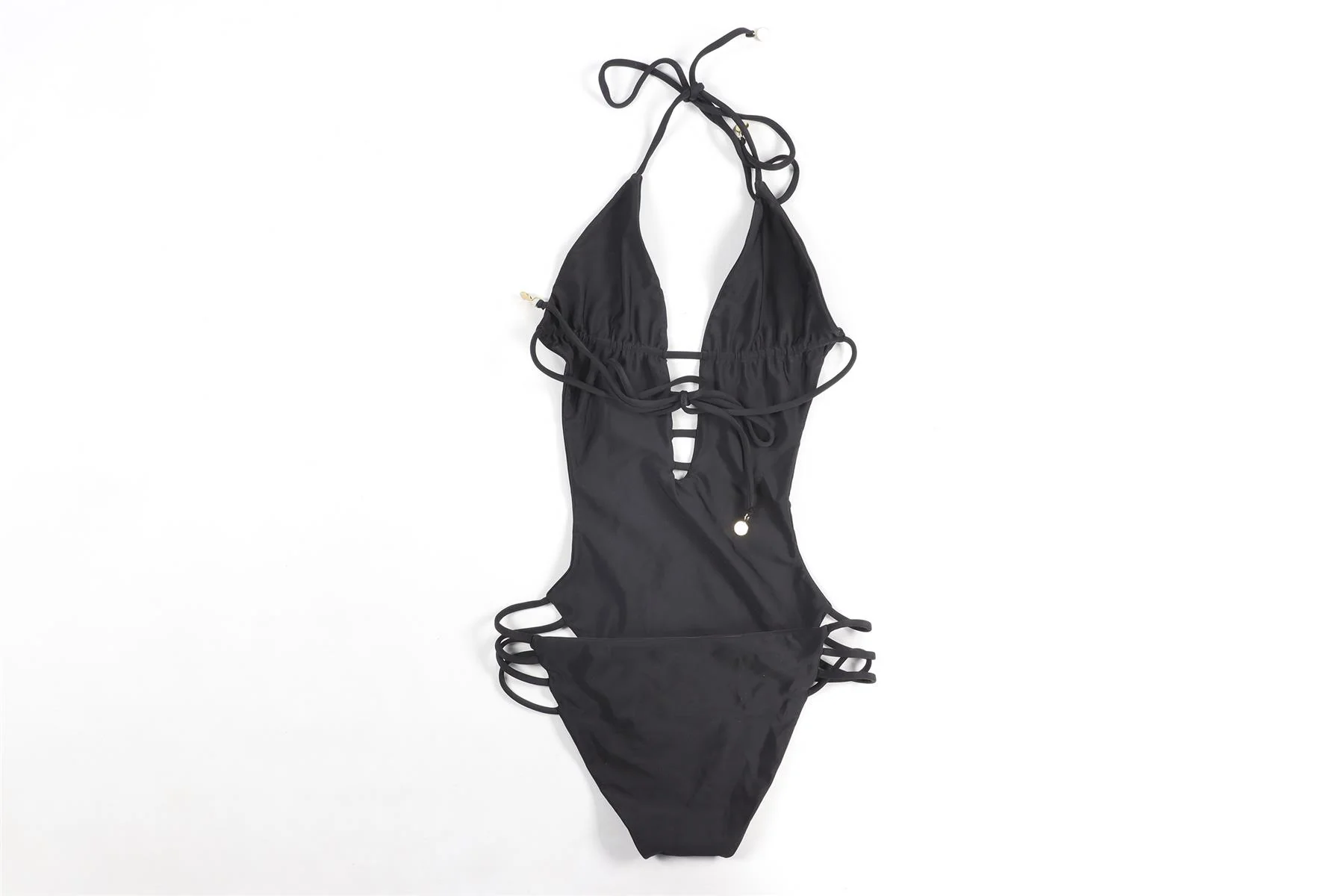 TORI PRAVER BLACK SWIMSUIT SMALL - Image 4