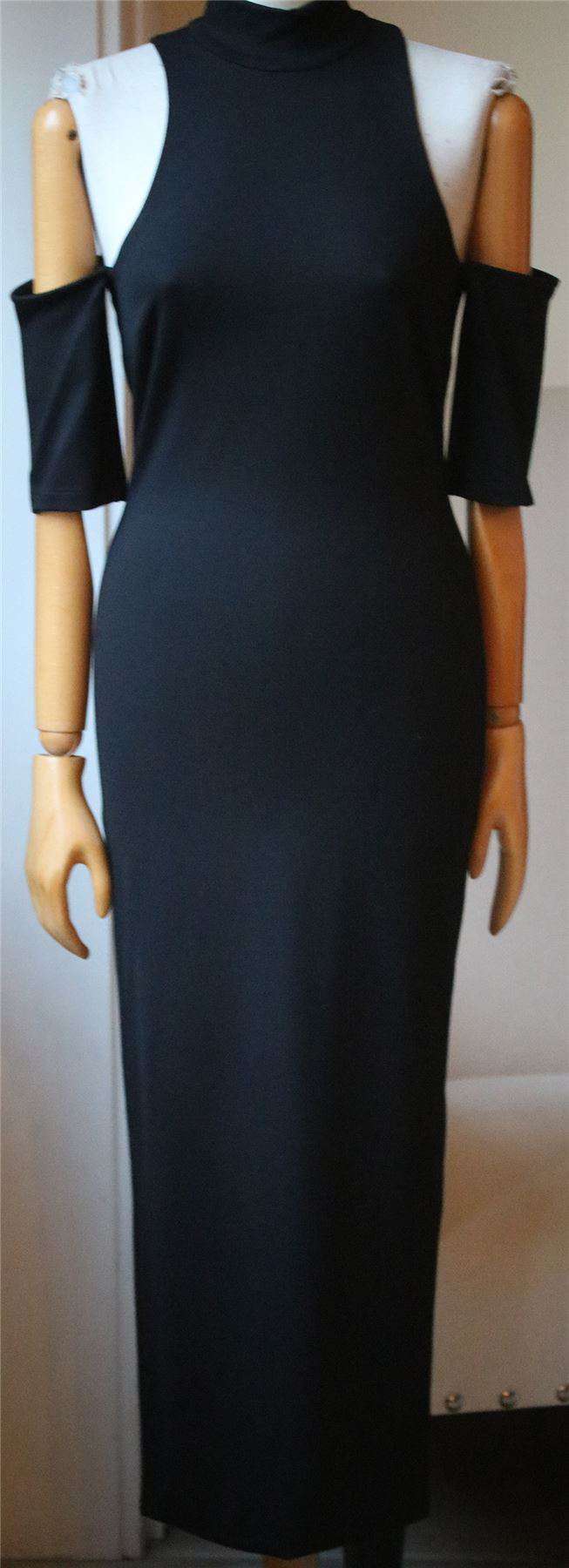 TORN BY RONNY KOBO ALI COLD SHOULDER MIDI DRESS UK 10 - Image 3