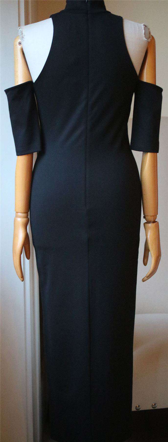 TORN BY RONNY KOBO ALI COLD SHOULDER MIDI DRESS UK 10 - Image 6