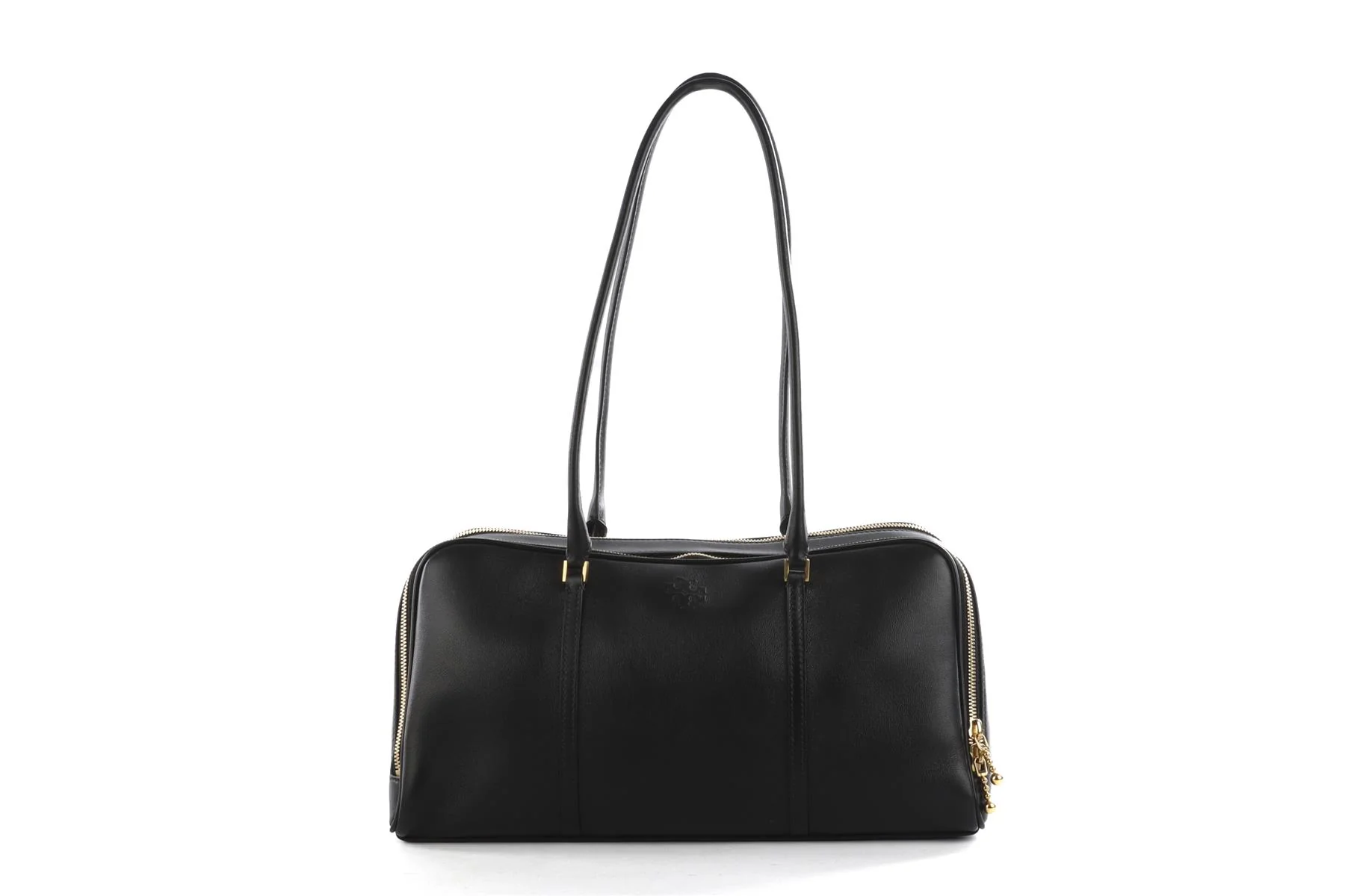 TORY BURCH BLACK MARSHMALLOW LEATHER TOTE BAG - Image 2