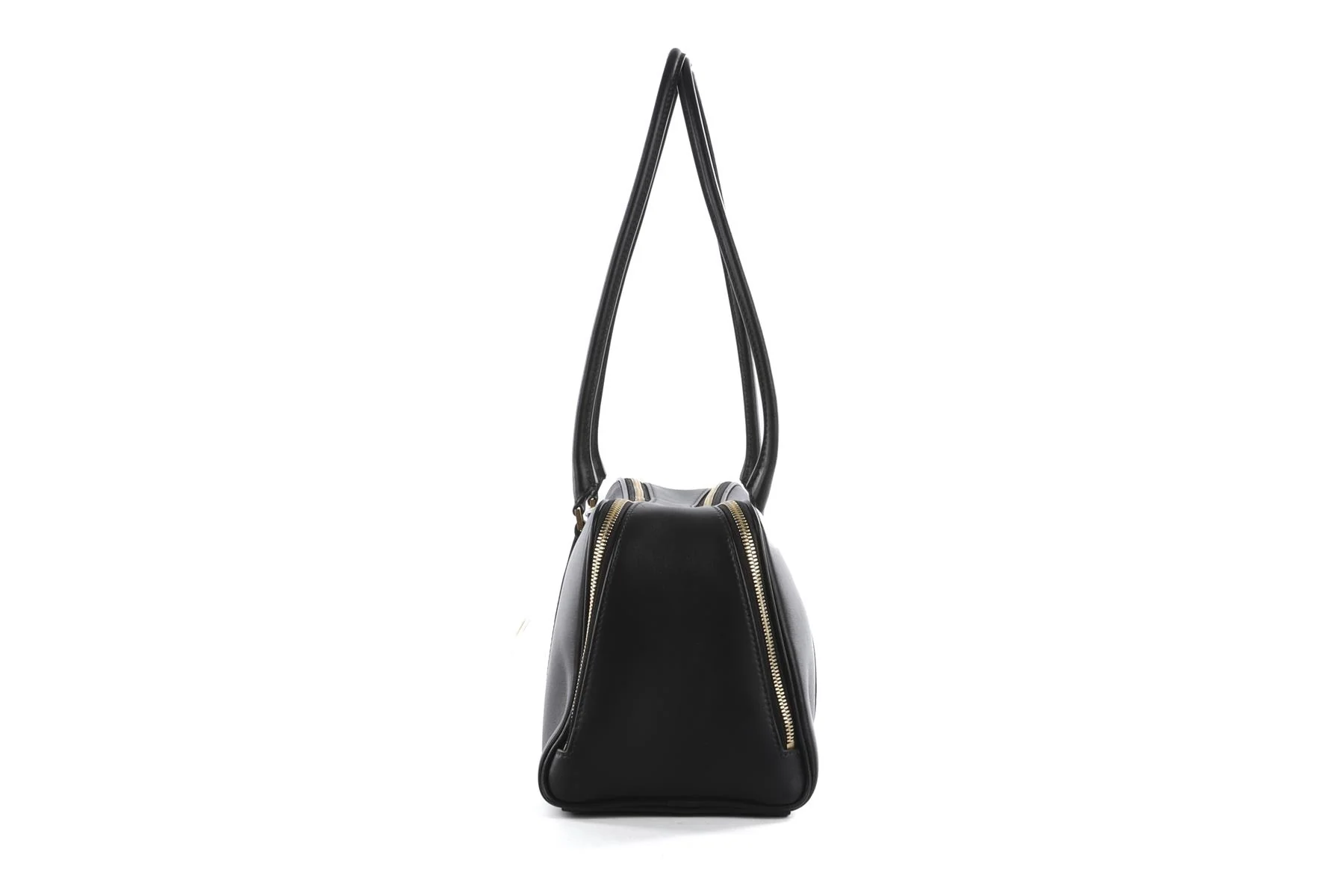 TORY BURCH BLACK MARSHMALLOW LEATHER TOTE BAG - Image 4