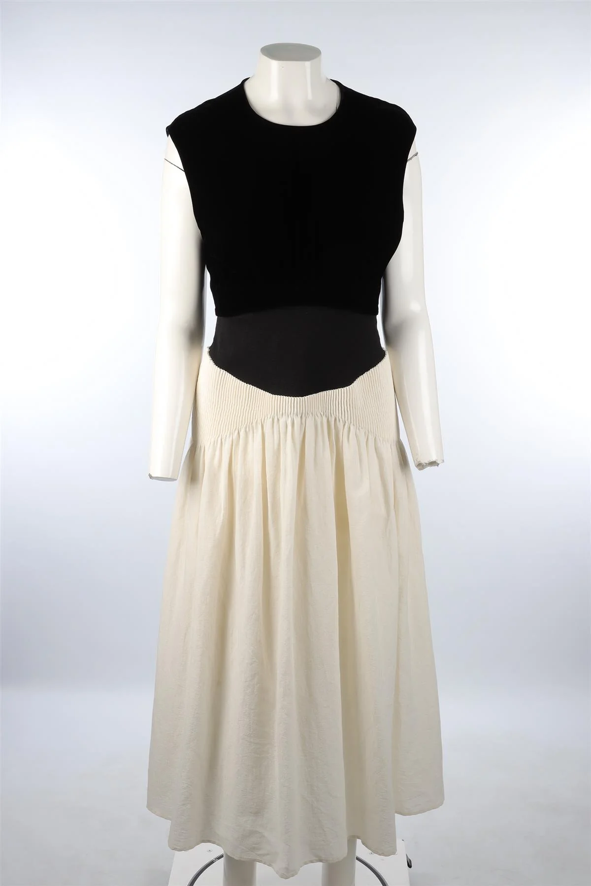 TORY BURCH BLACK VELVET MAXI DRESS US 8 UK 12 - Image 2