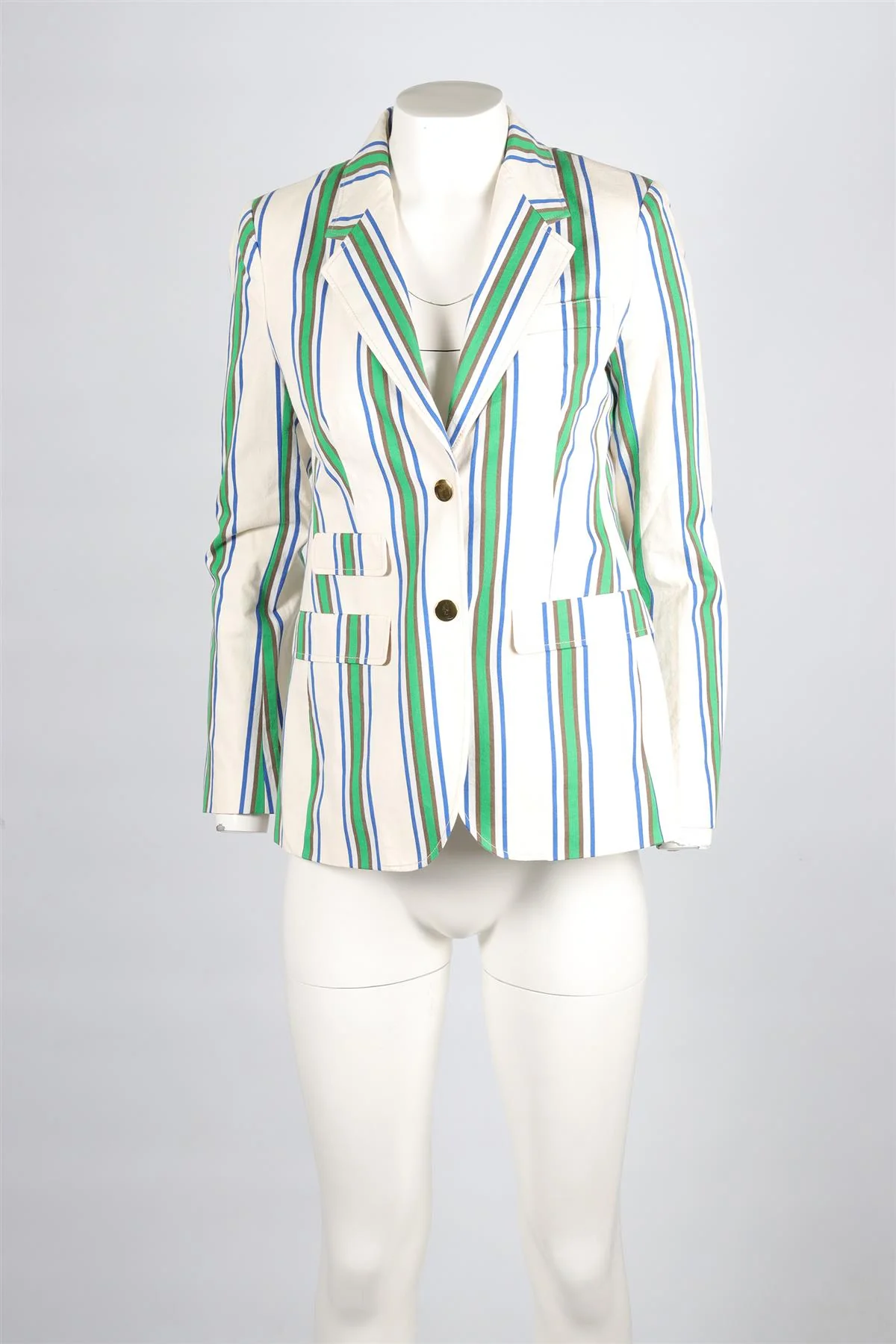 TORY BURCH MULTI COTTON BLAZER US 2 UK 6 - Image 2