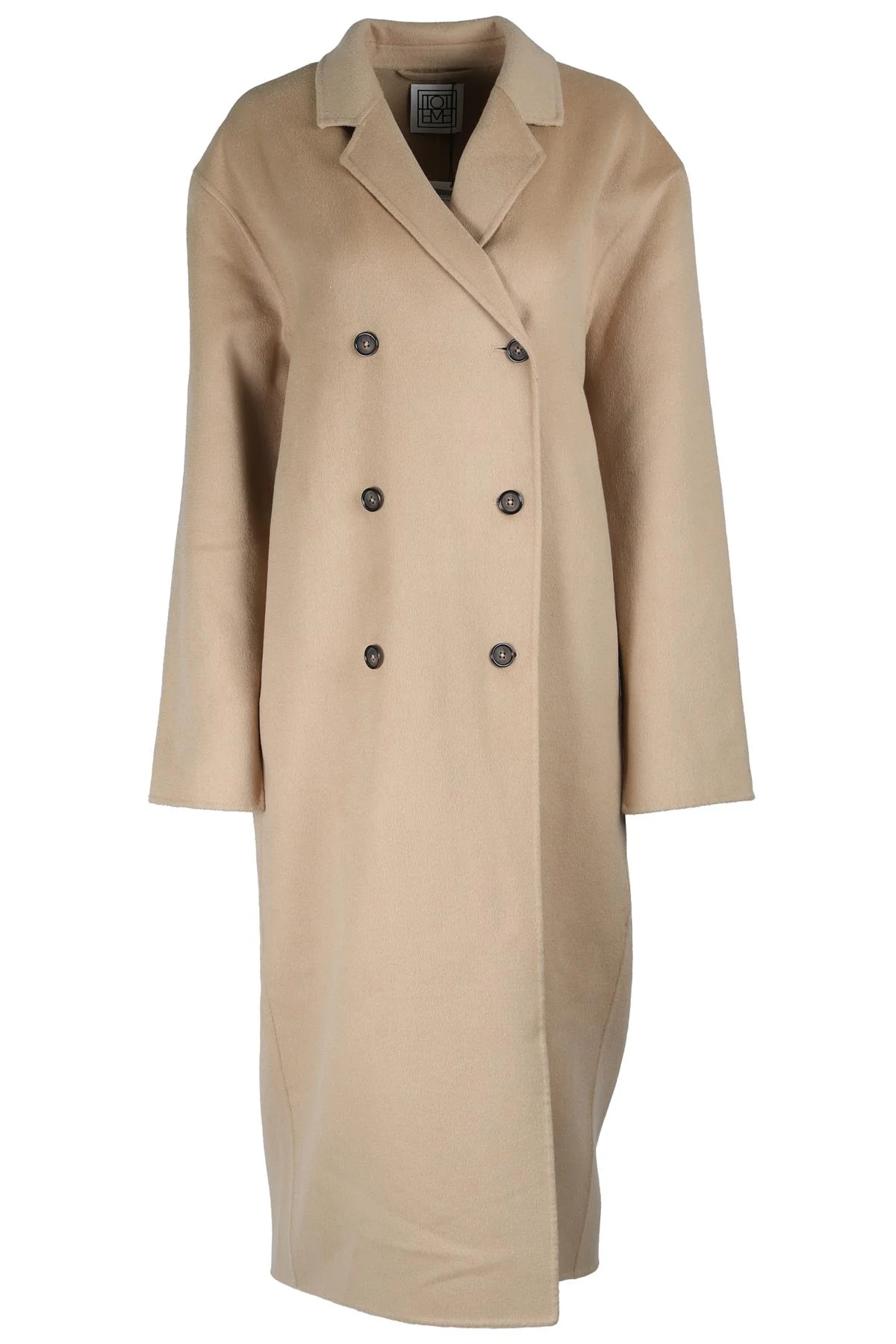 TOTEME BEIGE WOOL COAT 160/72A SMALL