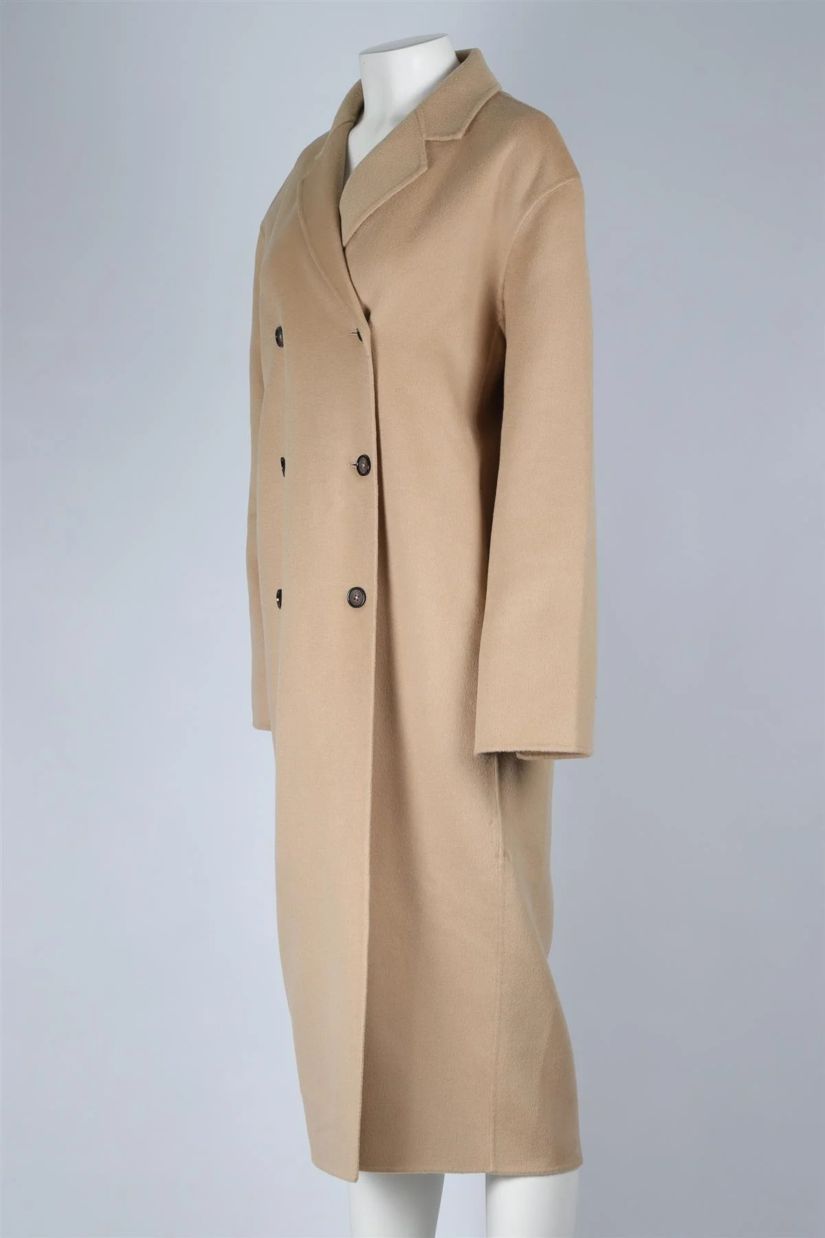 TOTEME BEIGE WOOL COAT 160/72A SMALL - Image 3