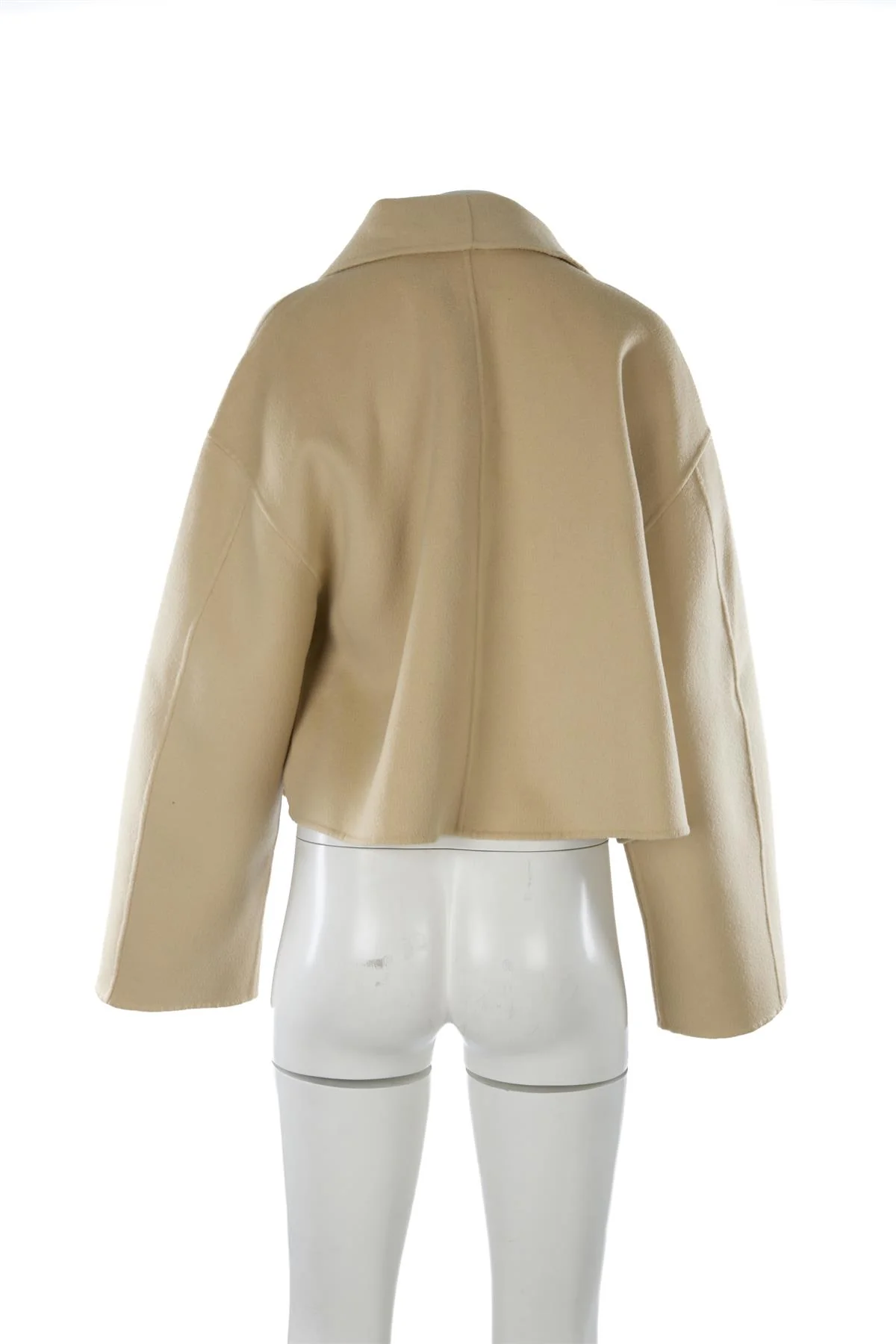 TOTEME BEIGE WOOL JACKET MEDIUM - Image 4