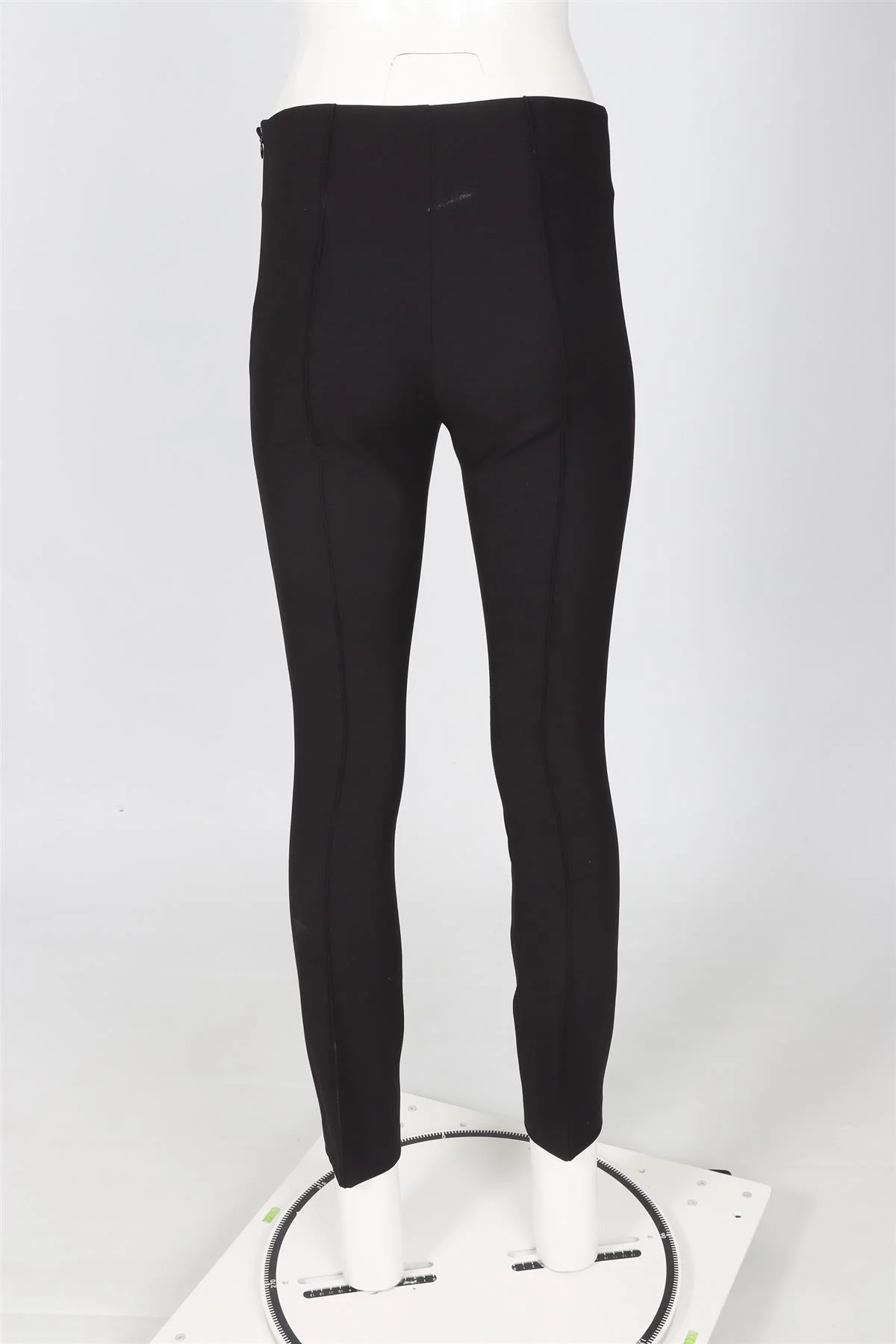 TOTEME BLACK CREPE STRAIGHT LEG PANTS SMALL - Image 4