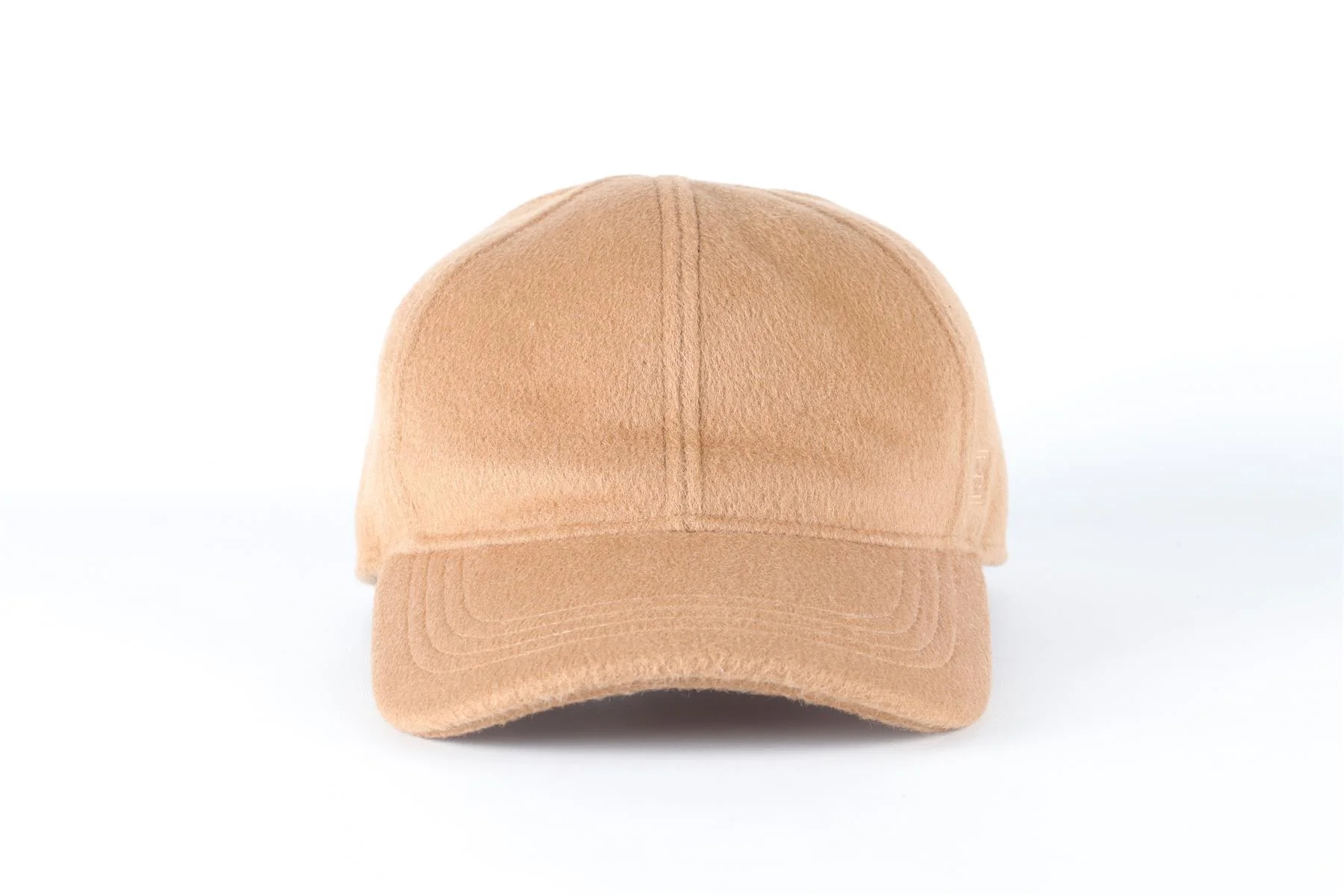 TOTEME BROWN CASHMERE BASEBALL CAP - Image 3