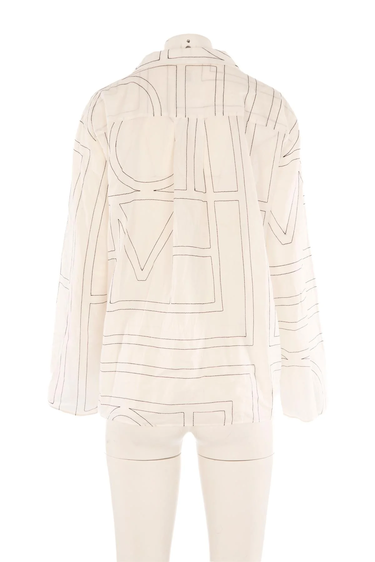 TOTEME WHILE COTTON SHIRT DK 36 UK 8 - Image 3