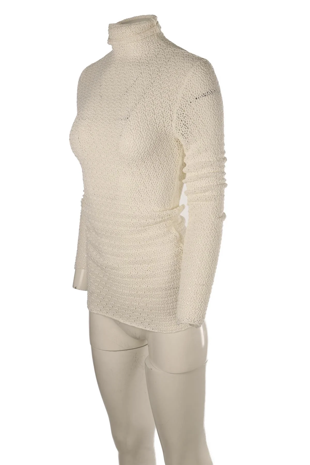 TOTEME WHITE CROCHET TOP SMALL - Image 3