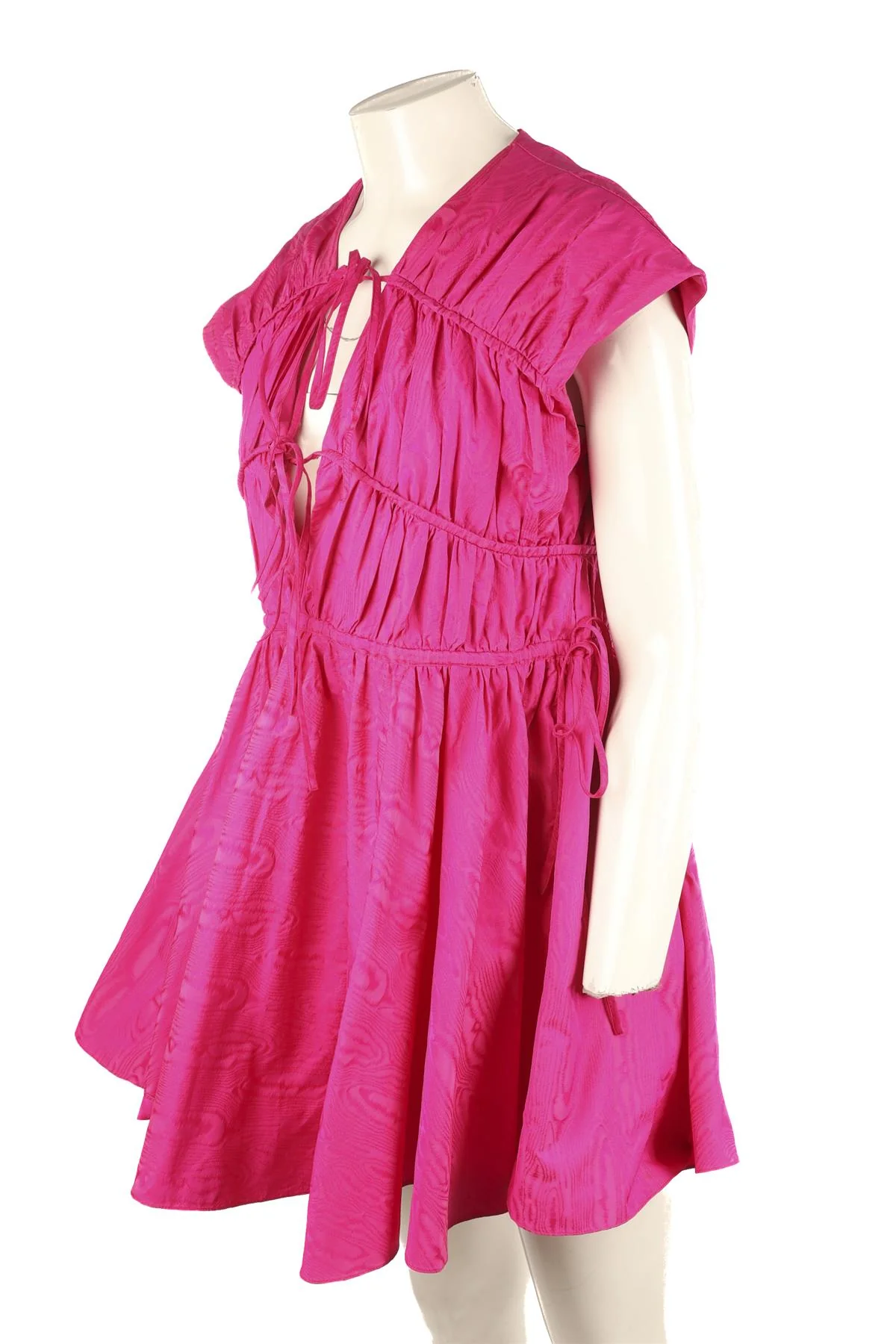 TOVE PINK TAFFETA MINI DRESS FR 36 UK 8 - Image 3