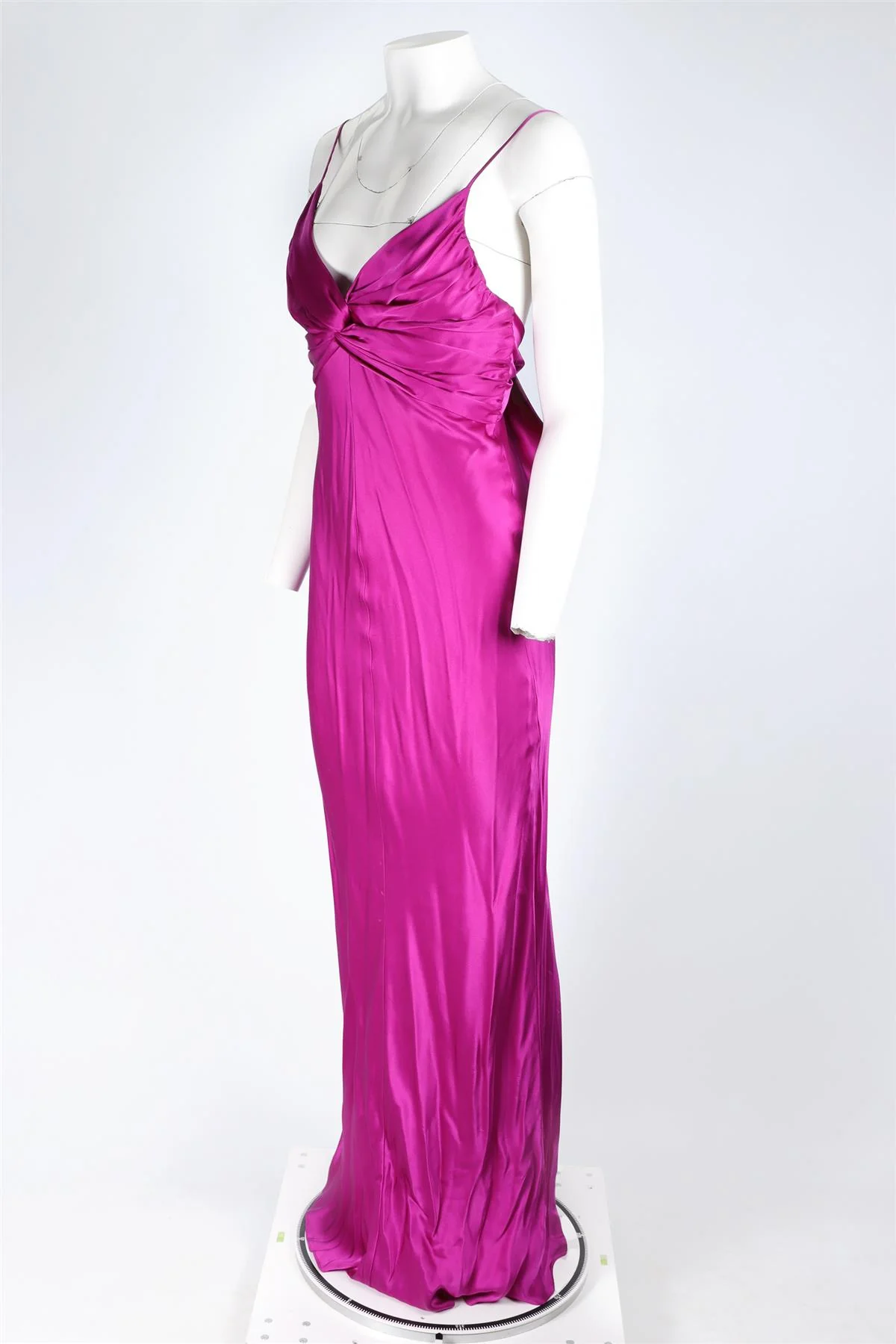 TOVE PURPLE SILK MAXI DRESS FR 38 UK 10 - Image 3