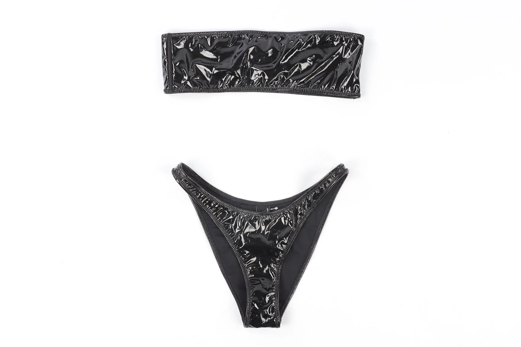 TRIANGLE BLACK BIKINI MEDIUM - Image 2