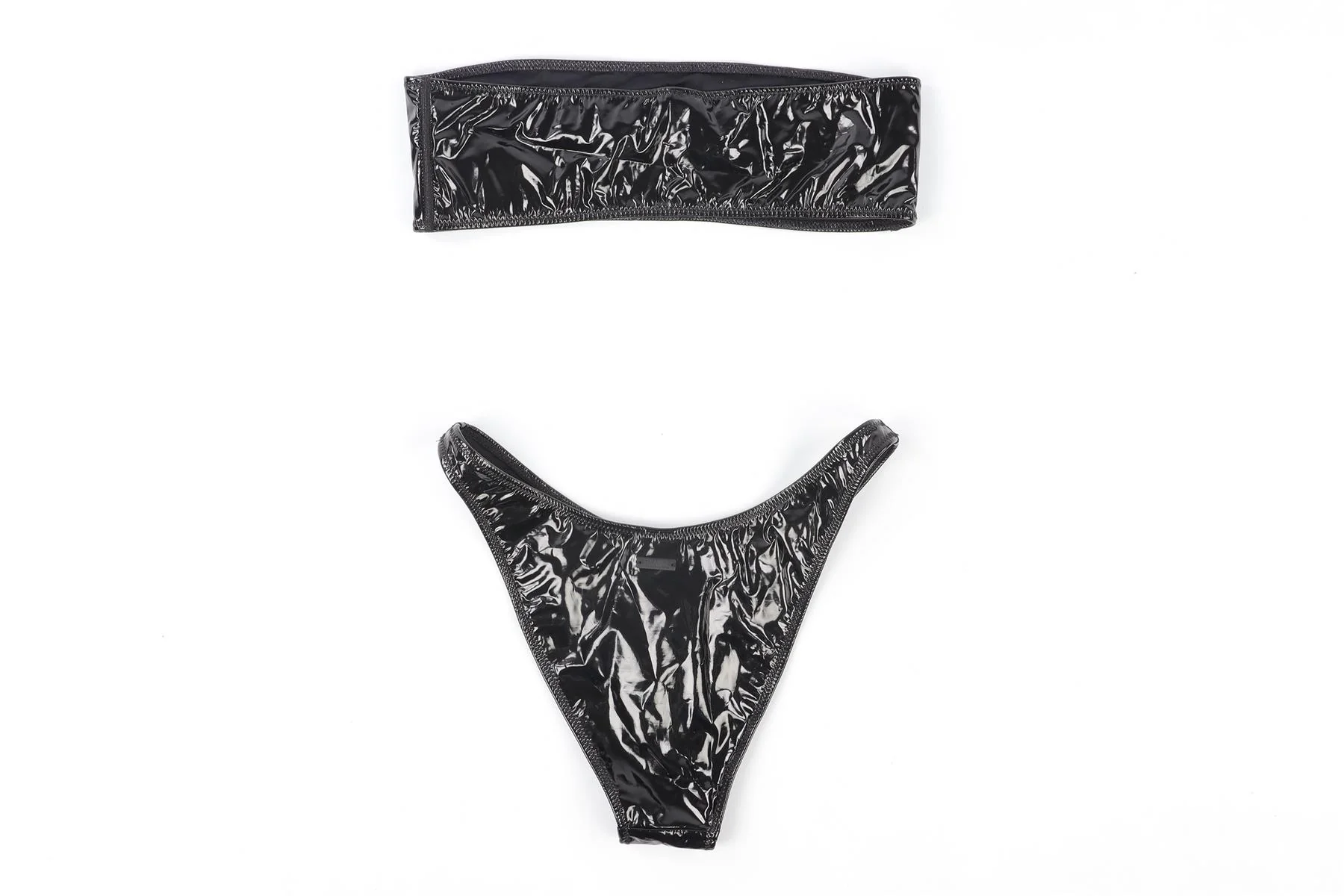 TRIANGLE BLACK BIKINI MEDIUM - Image 4