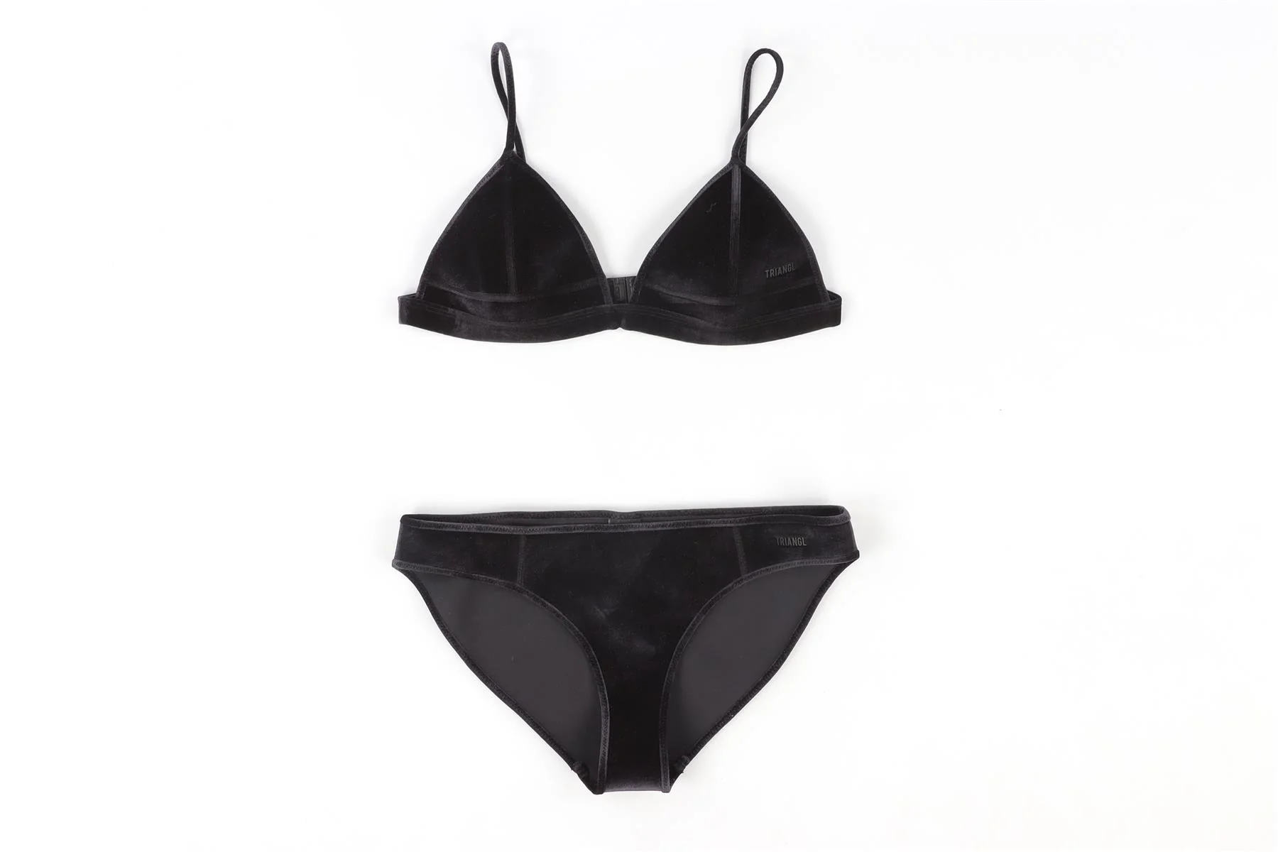 TRIANGLE BLACK BIKINI MEDIUM - Image 2