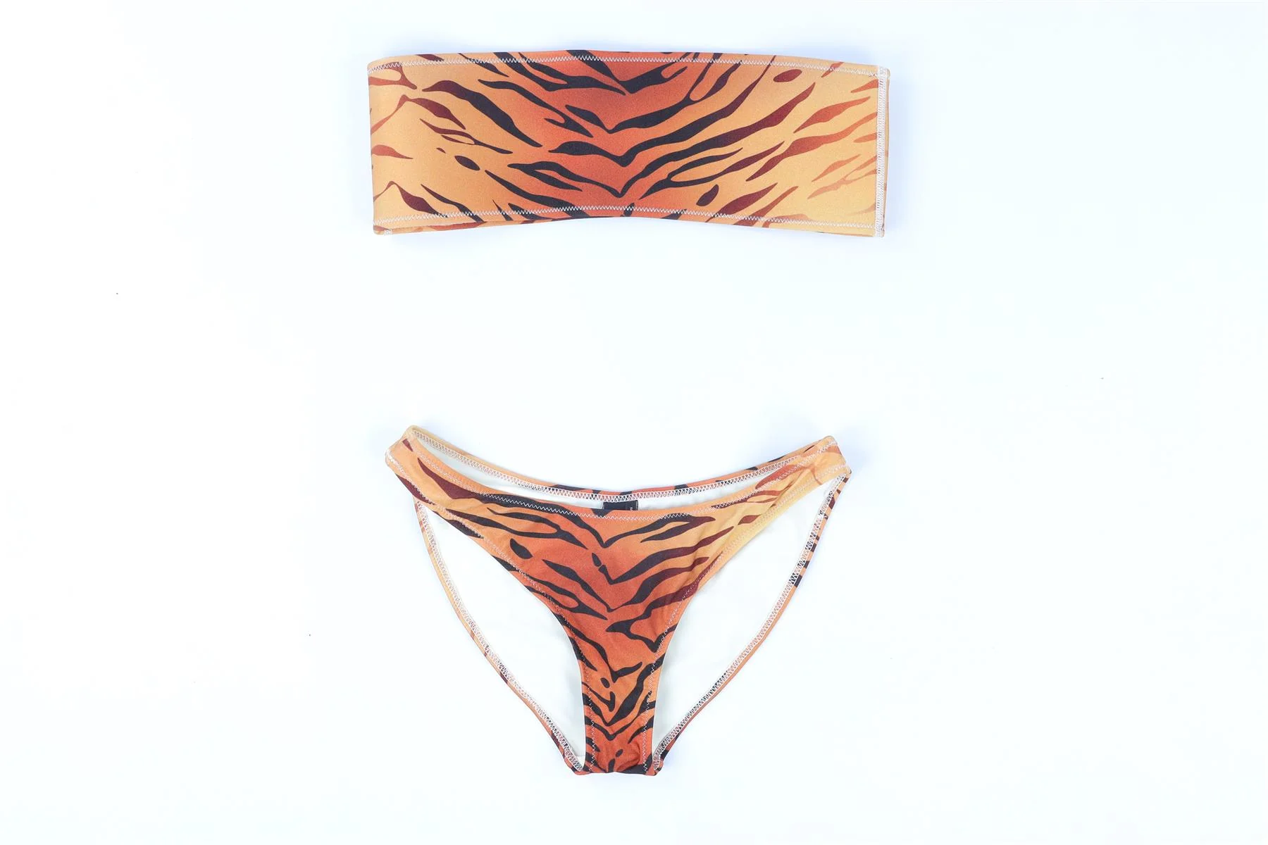 TRIANGLE BROWN BIKINI MEDIUM-LARGE - Image 2