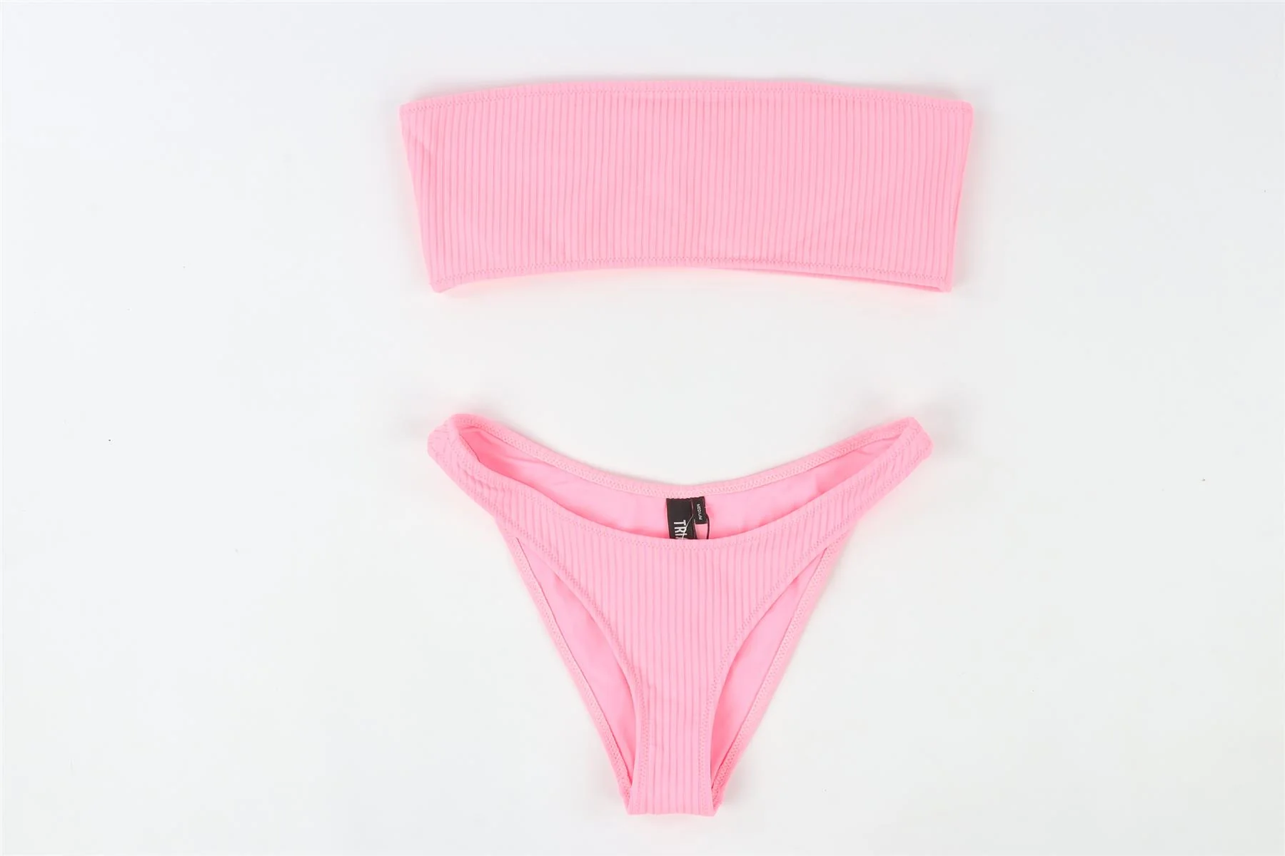 TRIANGLE PINK BIKINI MEDIUM-LARGE - Image 2